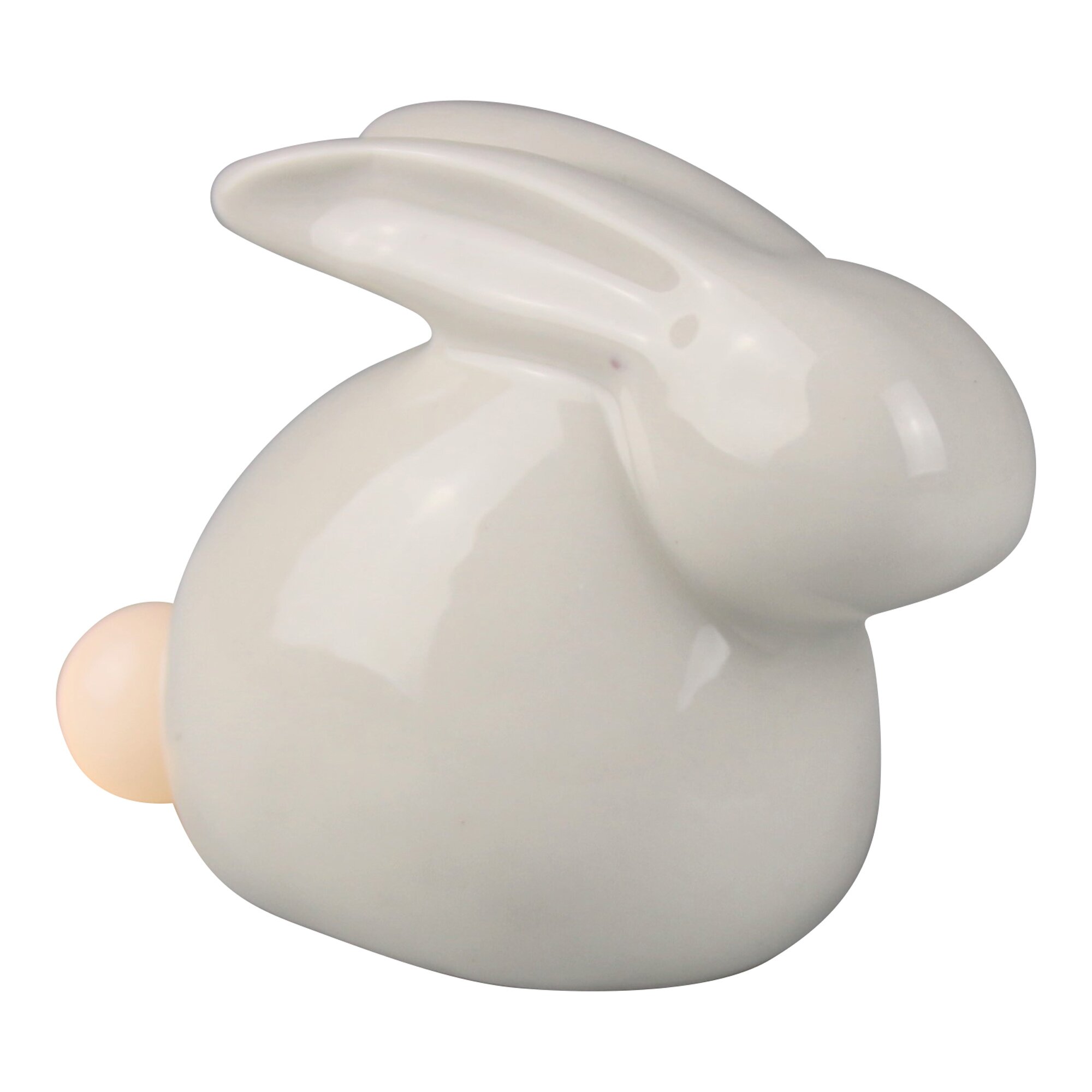 Hase liegend, beleuchtet