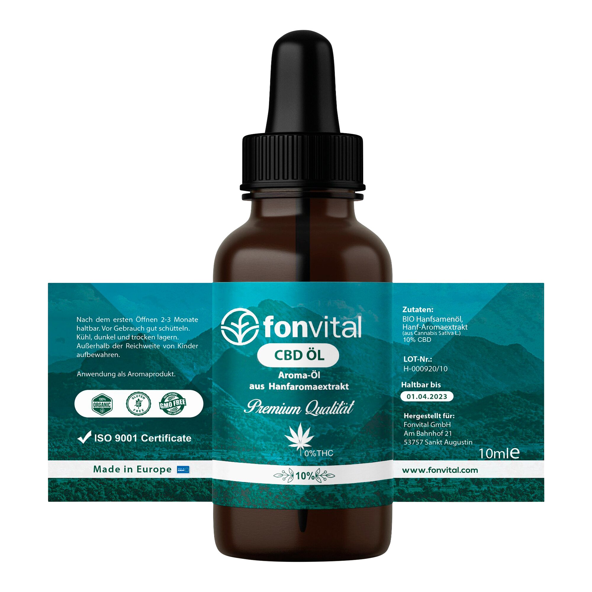 Huile de CBD, 10 ml