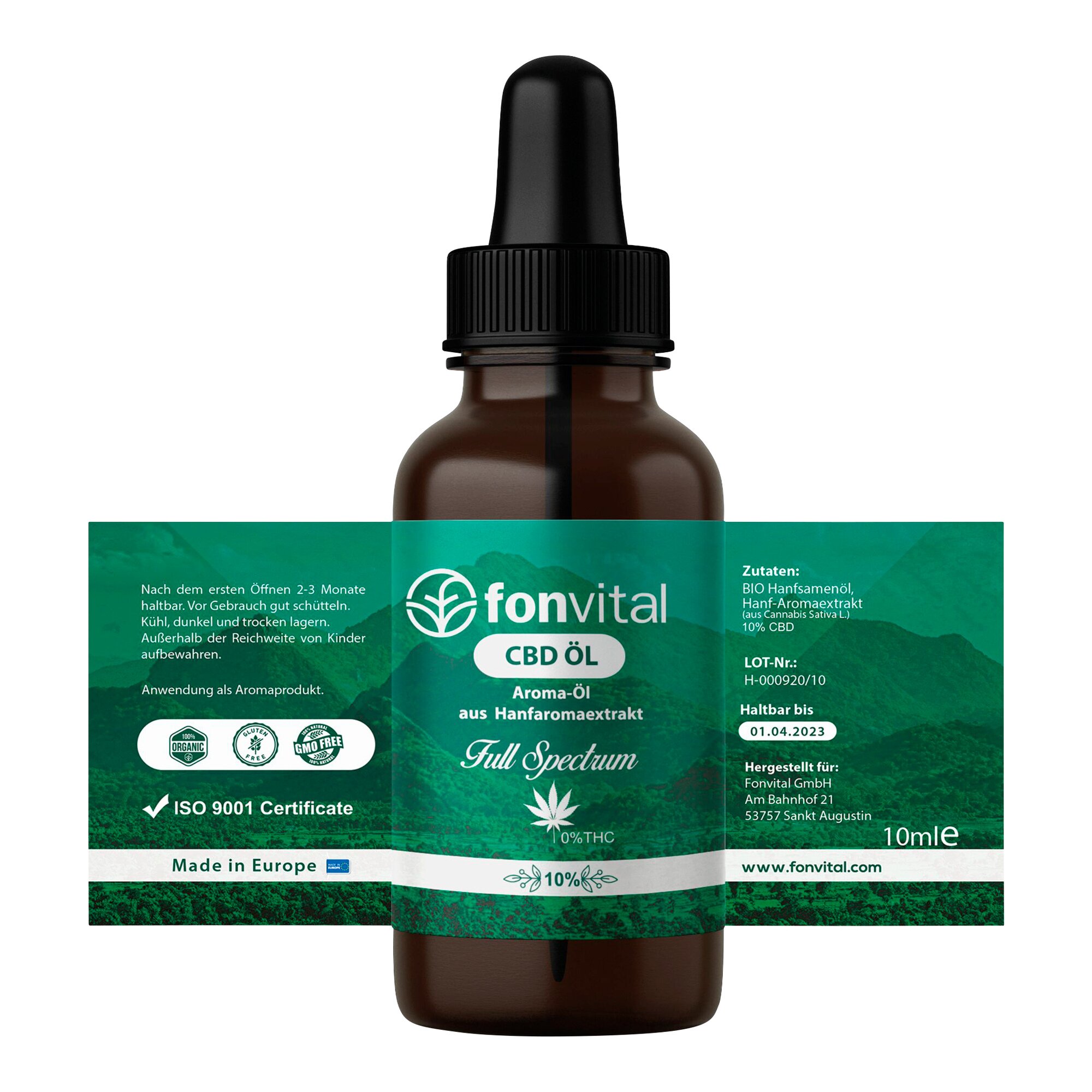 CBD Öl Full Spectrum, 10 ml