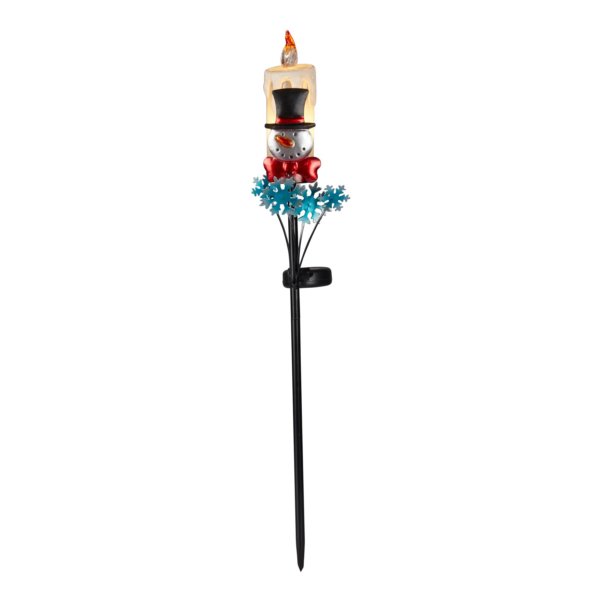 Solar-Gartenstecker Schneemann