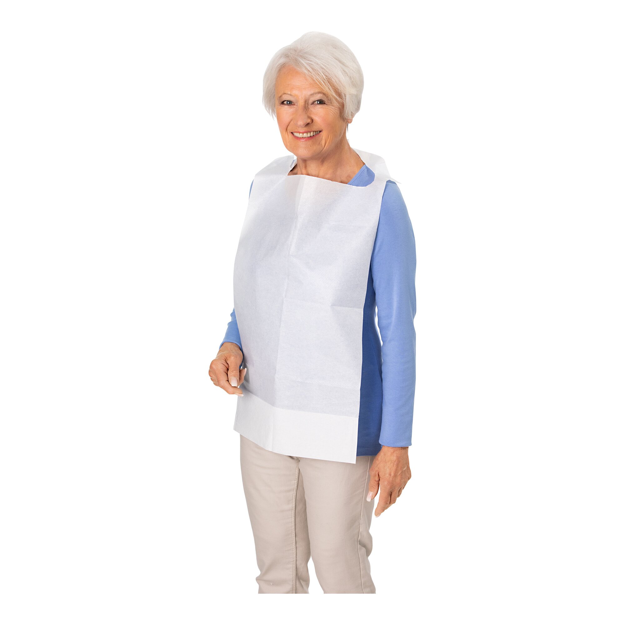 Bavoirs jetables, passe-tête, 100 pieces