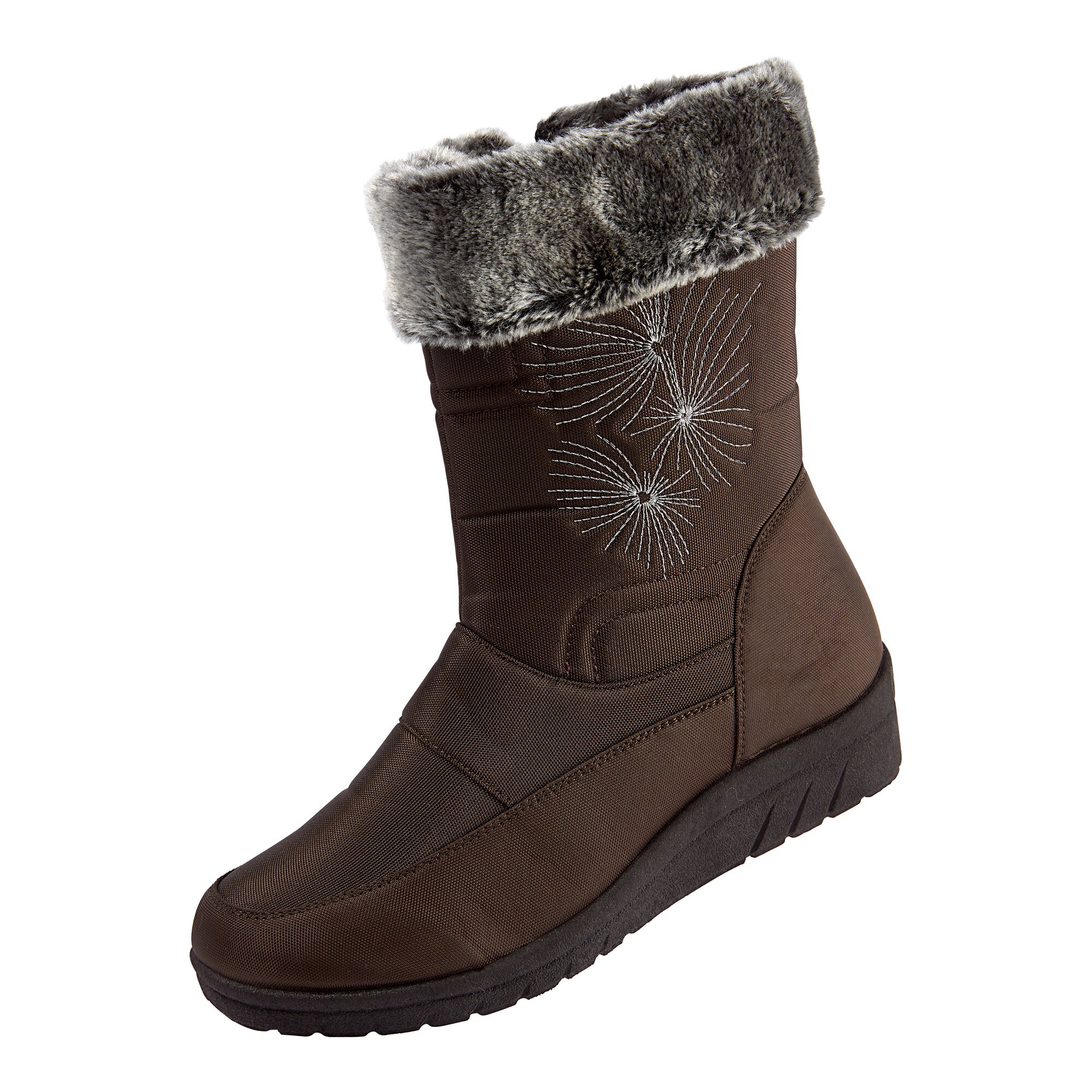 wonderWALK Winterstiefel Schneeflocke, Größe: 41, braun