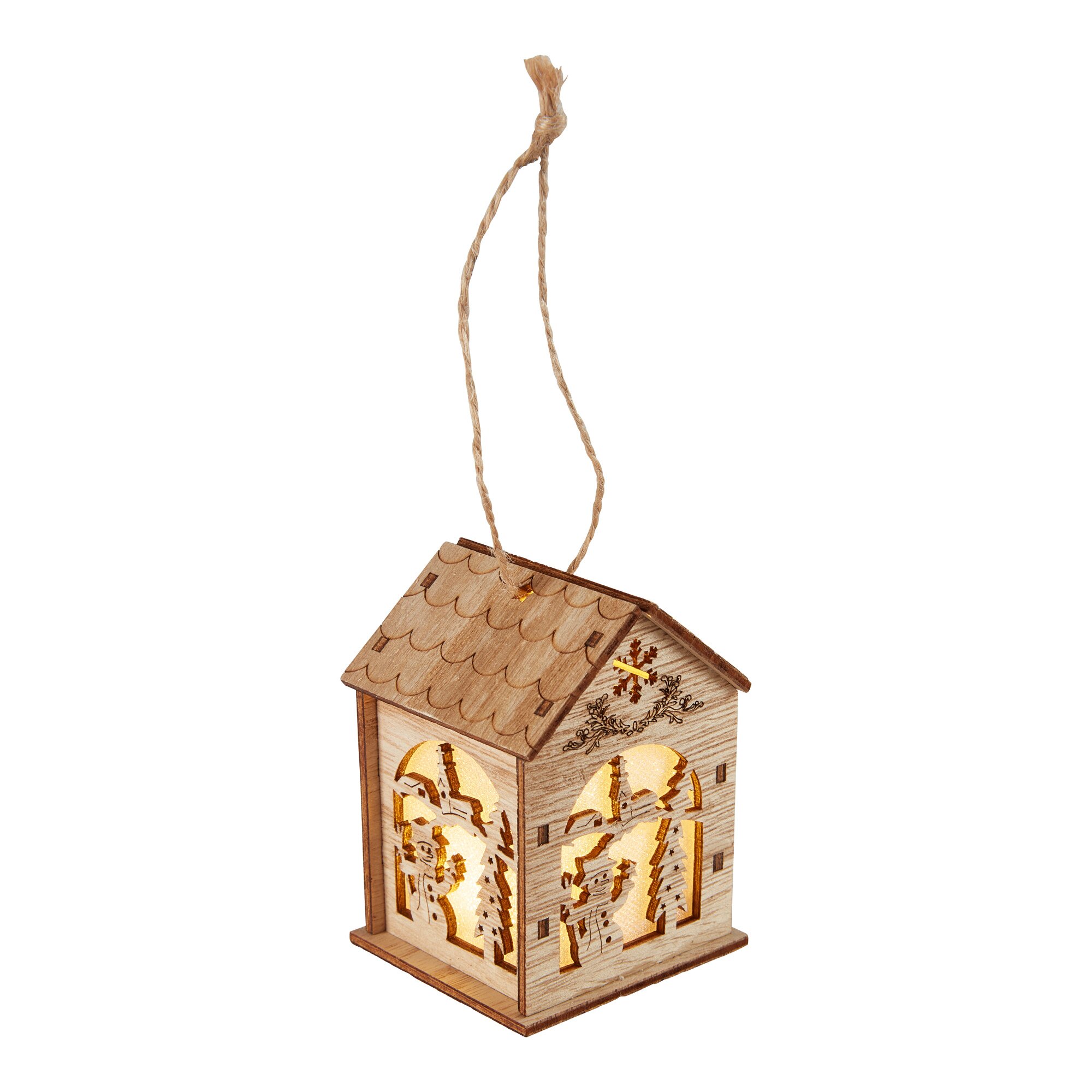 Maison à LED en bois