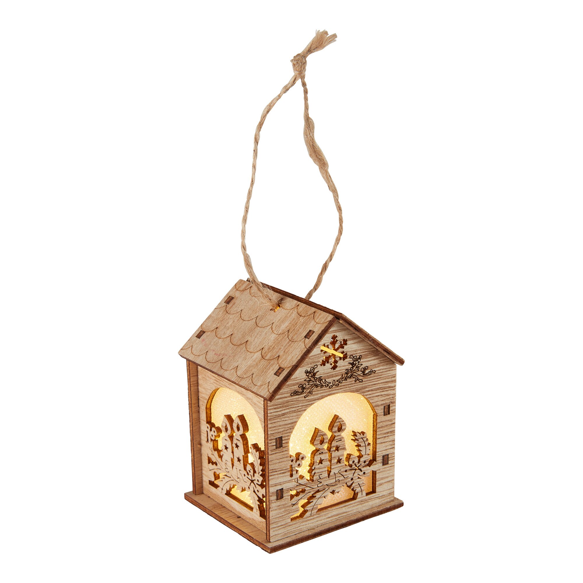 LED-Holz-Haus