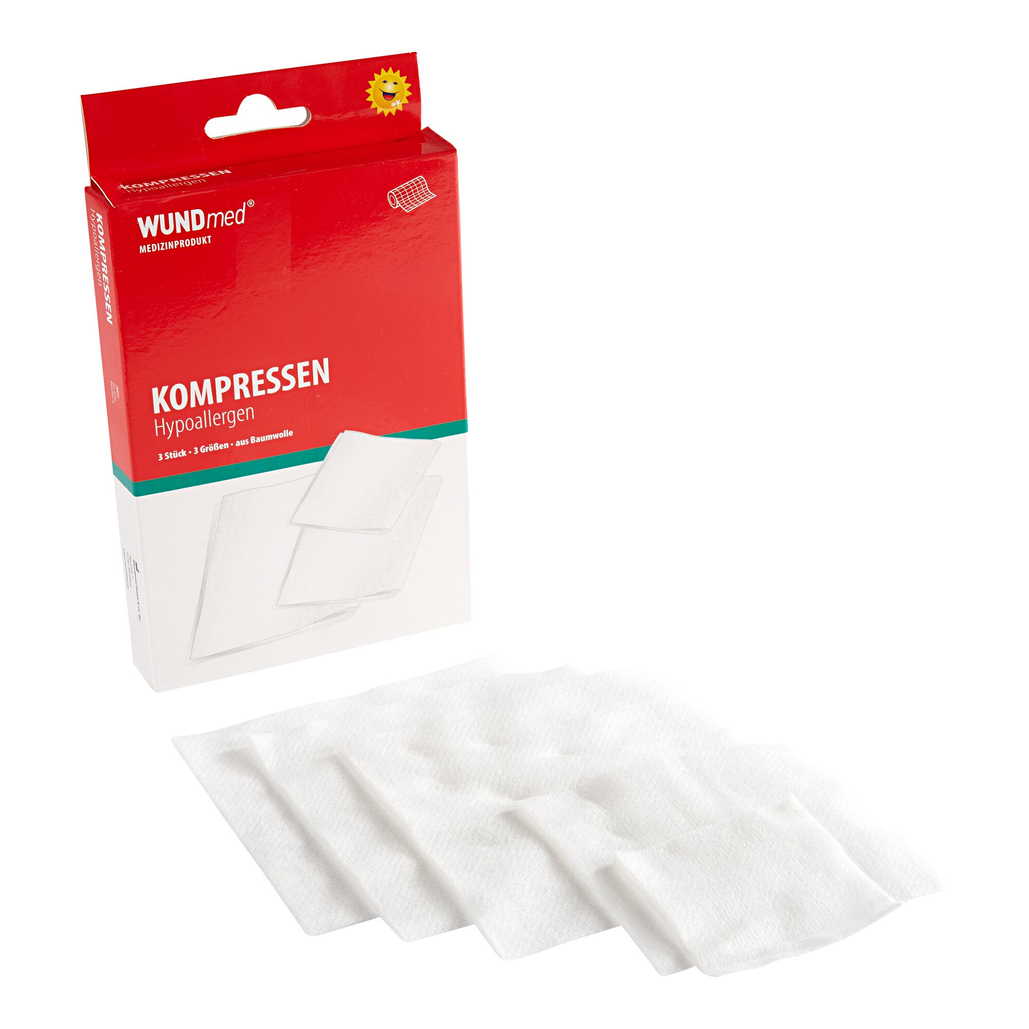 Kompressenpack, 3 Stück von WUNDmed®