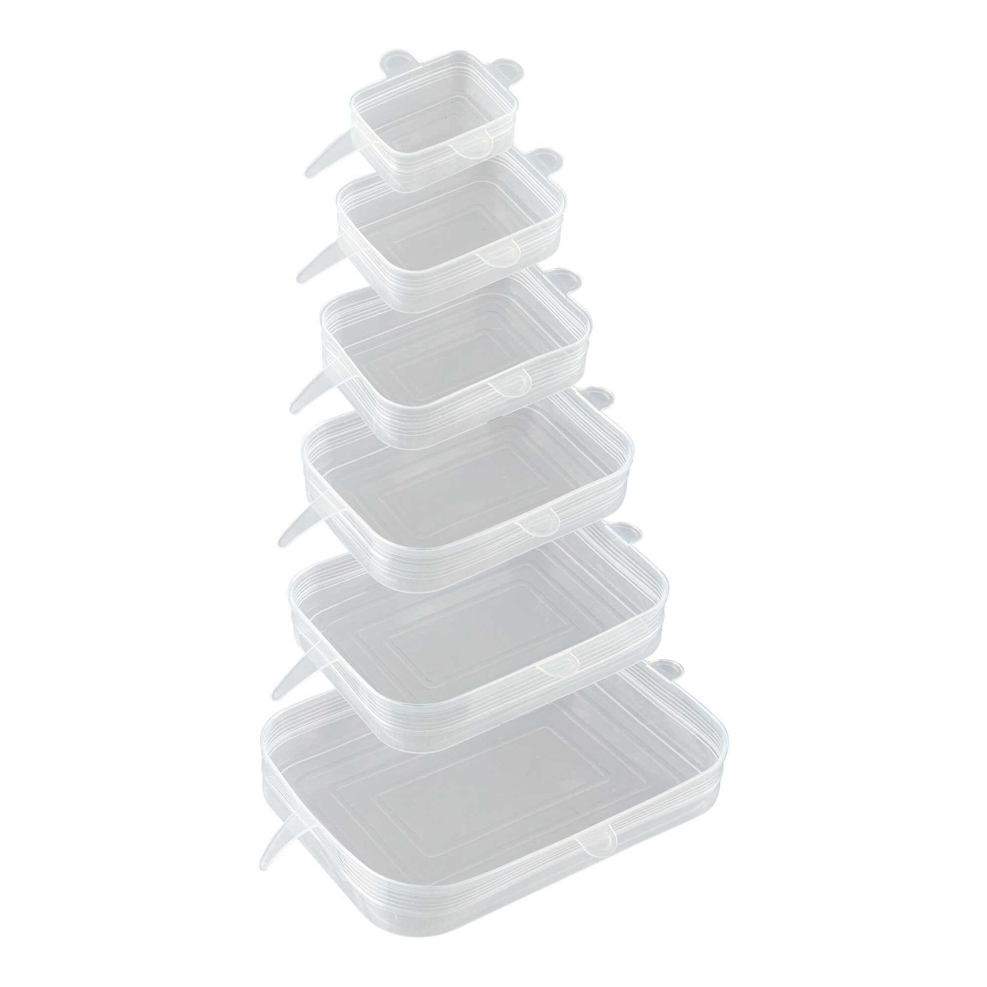 genialo® Silikon-Flexi-Deckel-Set, 6 Stück