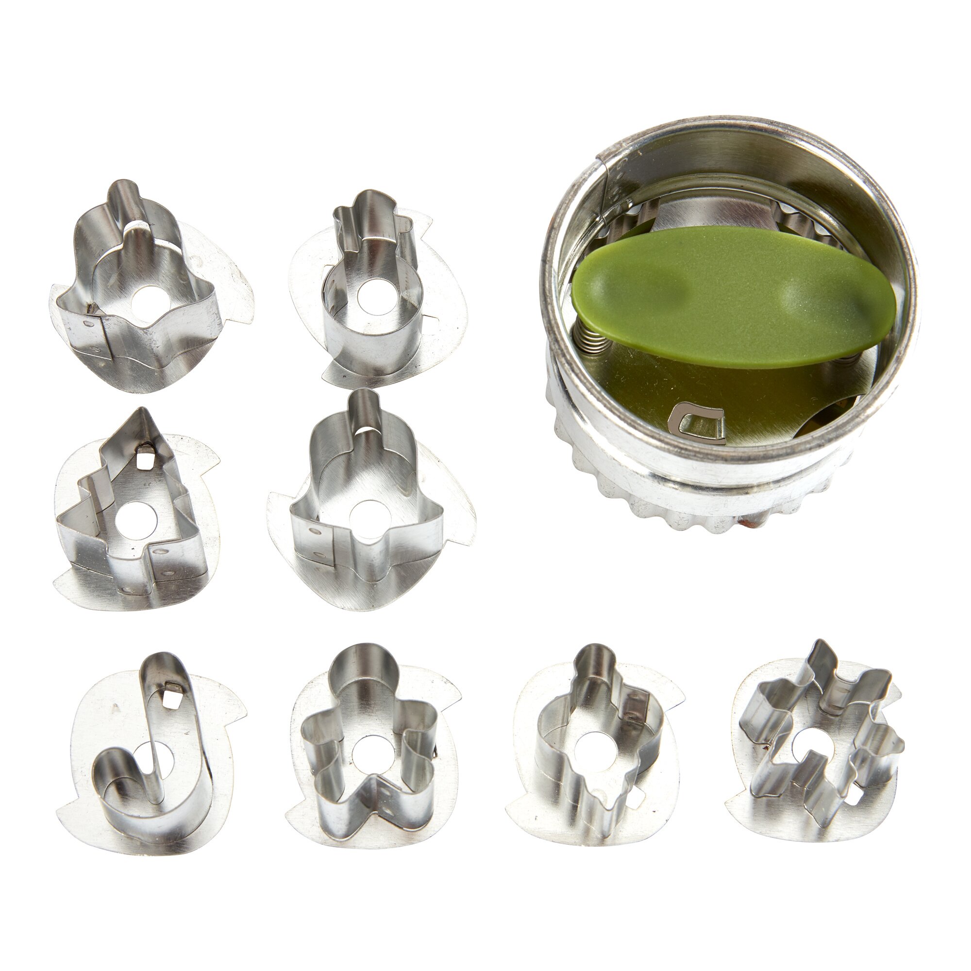 genialo® Linzer-Ausstecher 8 in 1, 9 Teile
