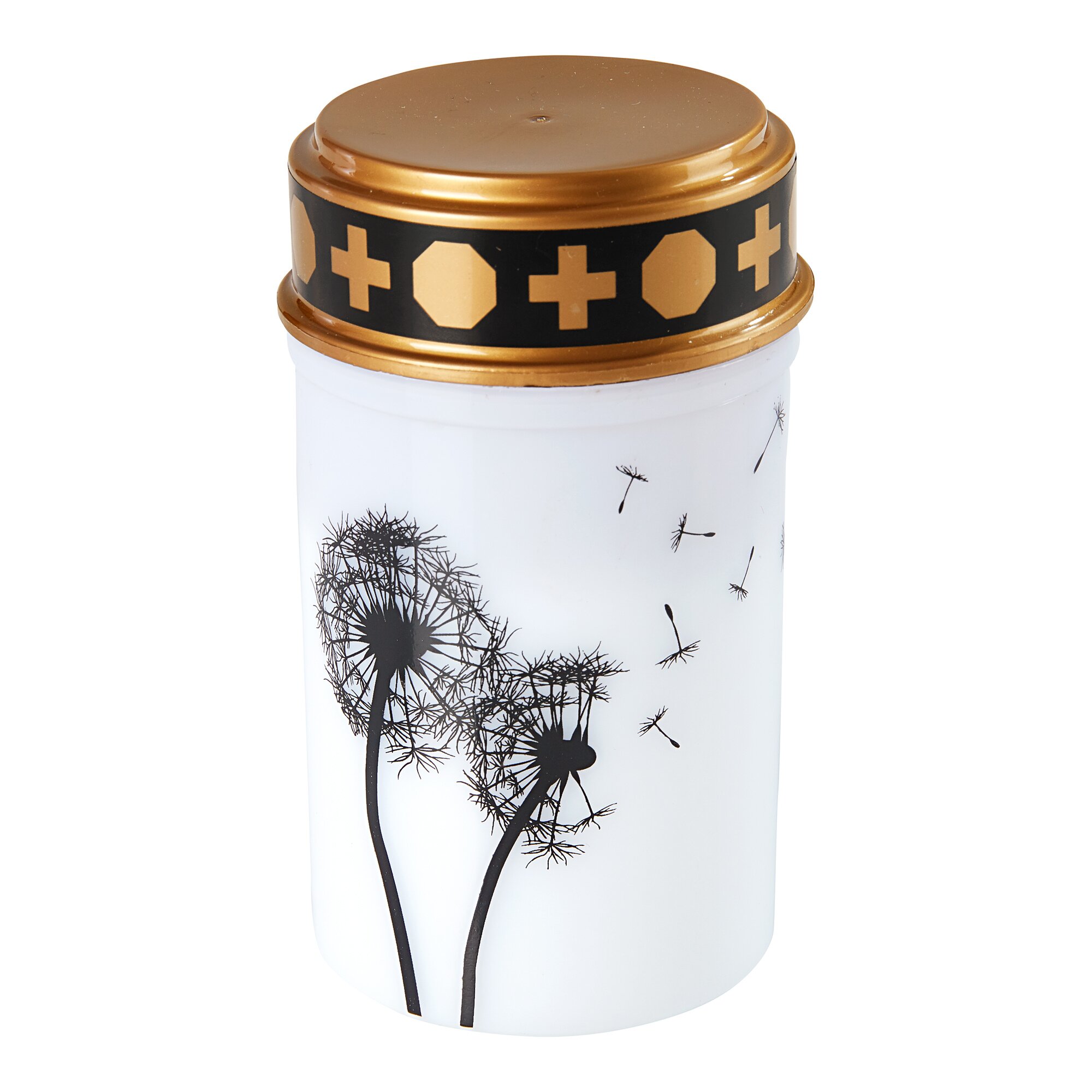 Grab-Kerze Pusteblume