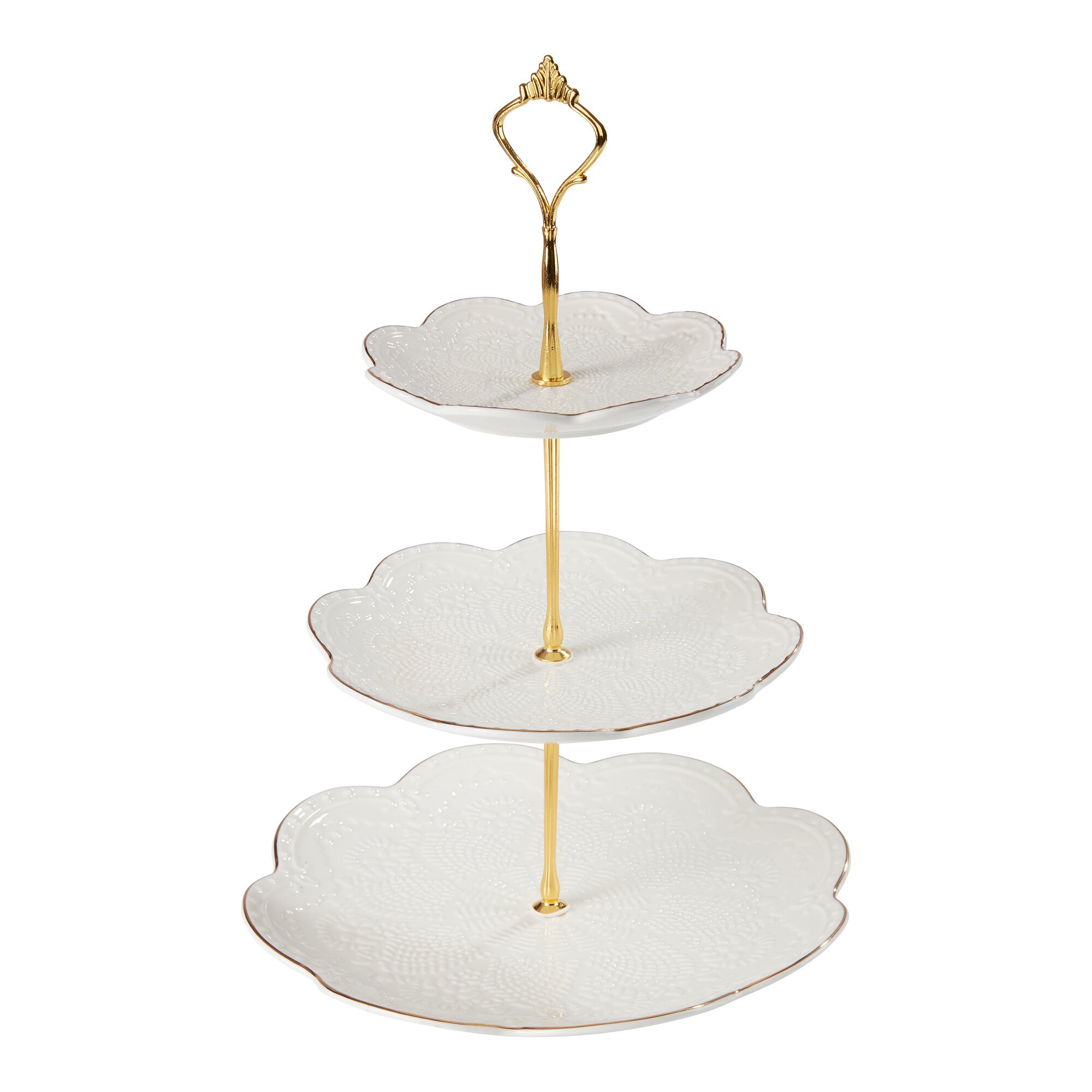 genialo® Porzellan-Etagere, festlich