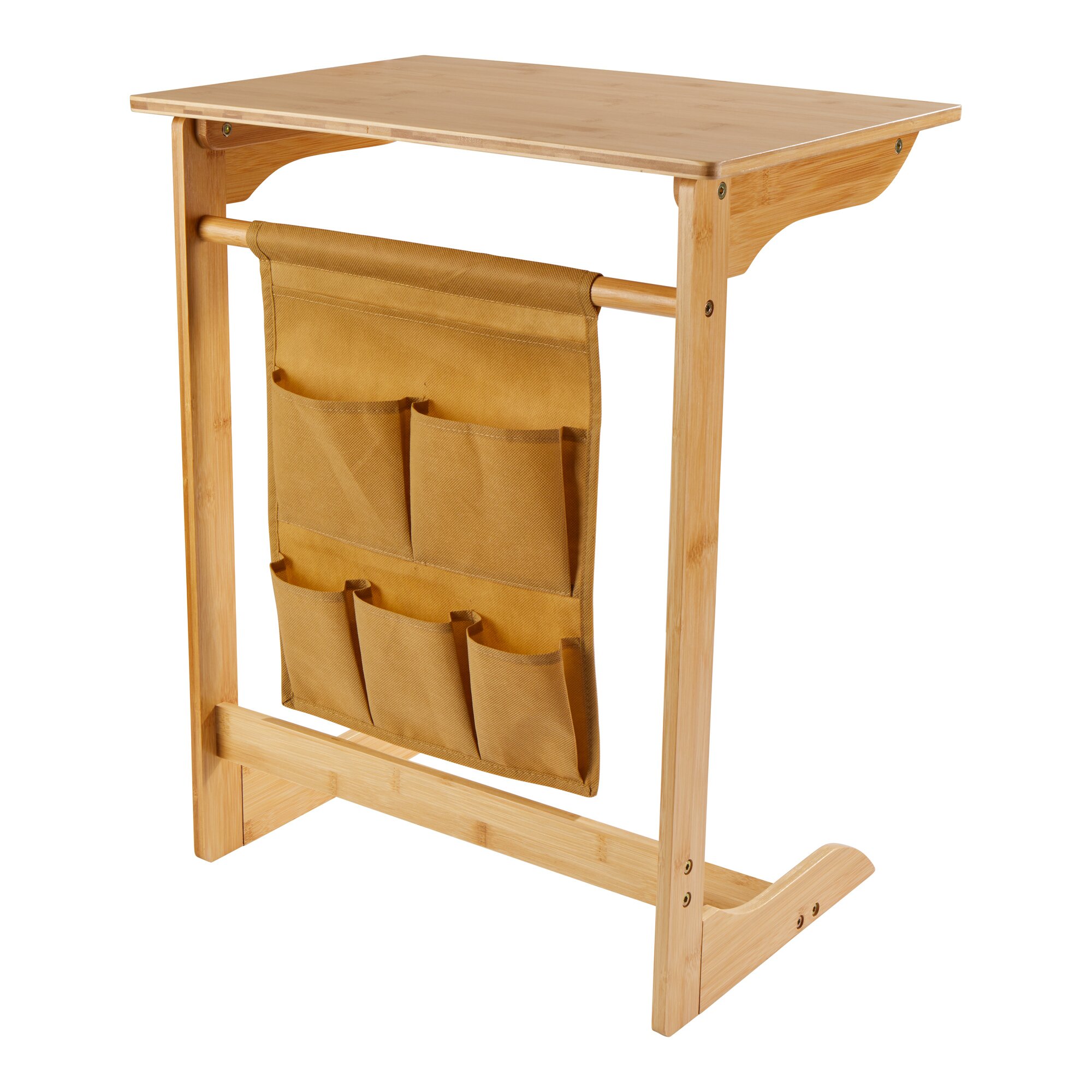 genialo® Ess- und Beistelltisch Bambus