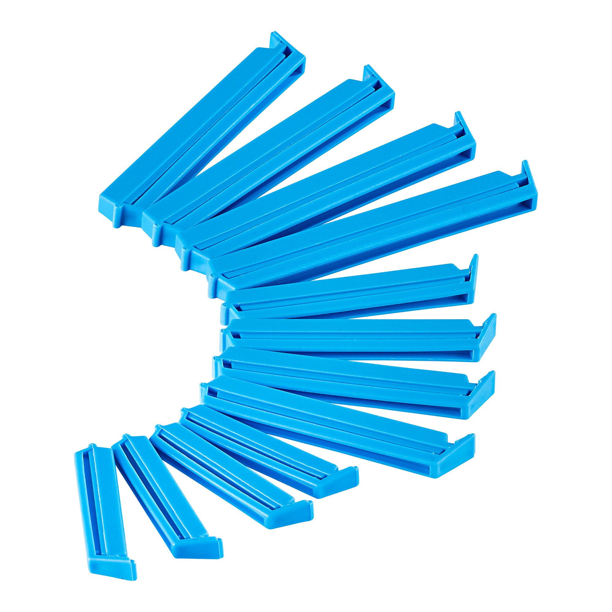genialo® Tütenklipp-Sortiment Blau, 12 Stück