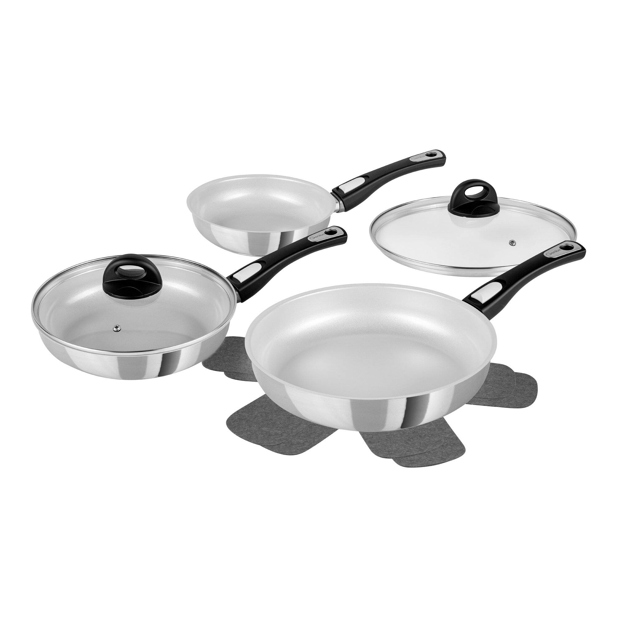 Pfannen-Set Cerafit Steel, 7 Teile