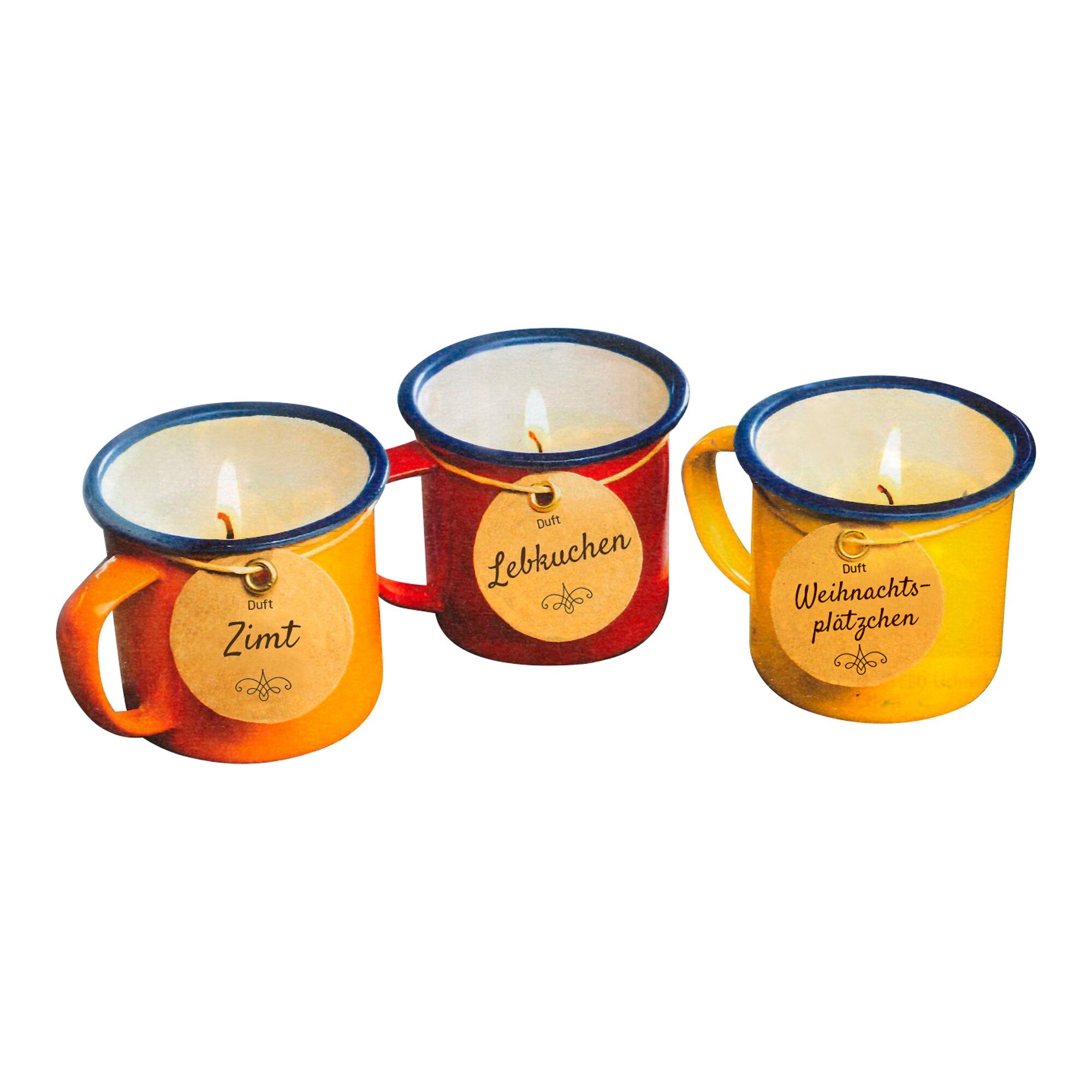 Duftkerzen, 3er Set