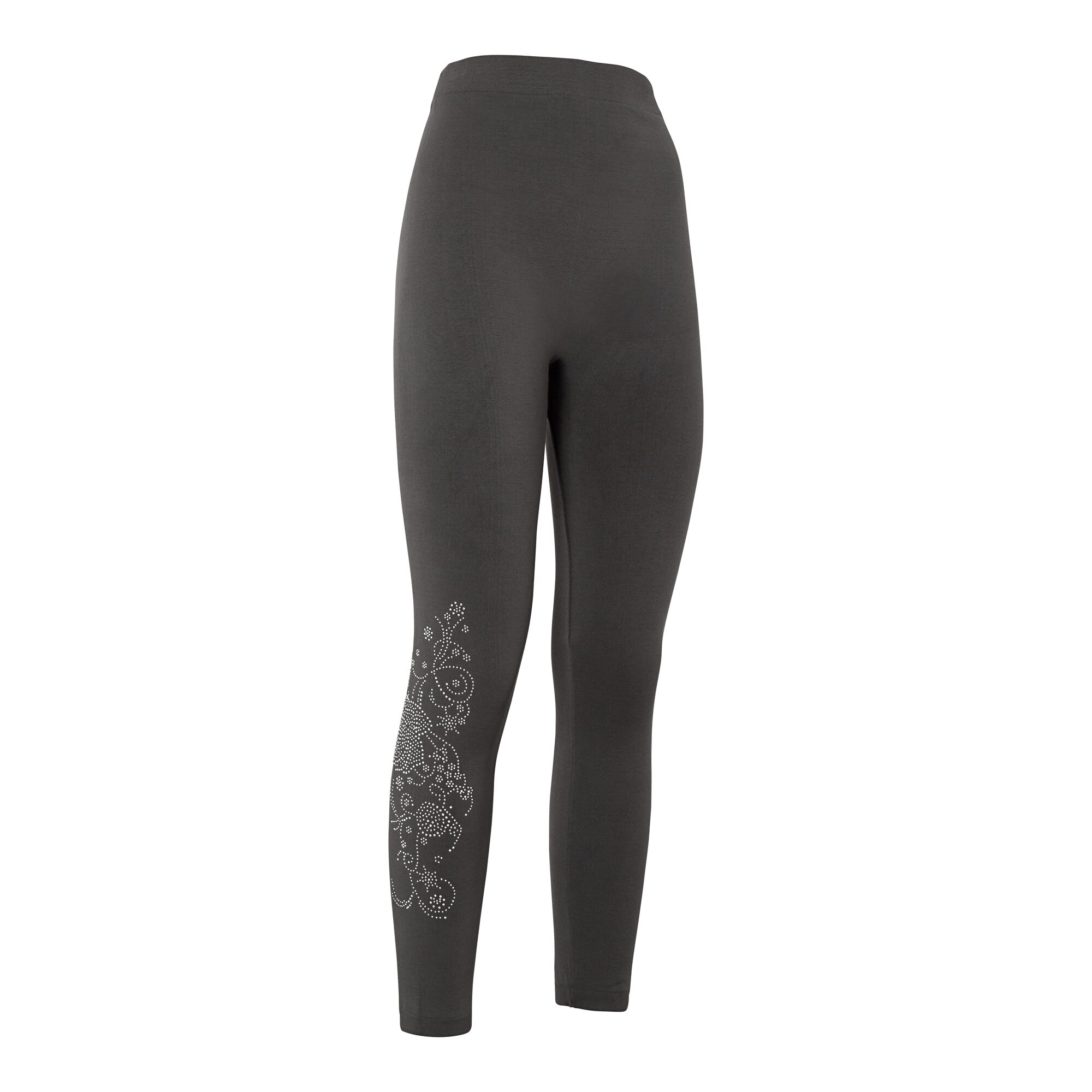 Fashion-Kuschel-Leggings, Größe: S, grau