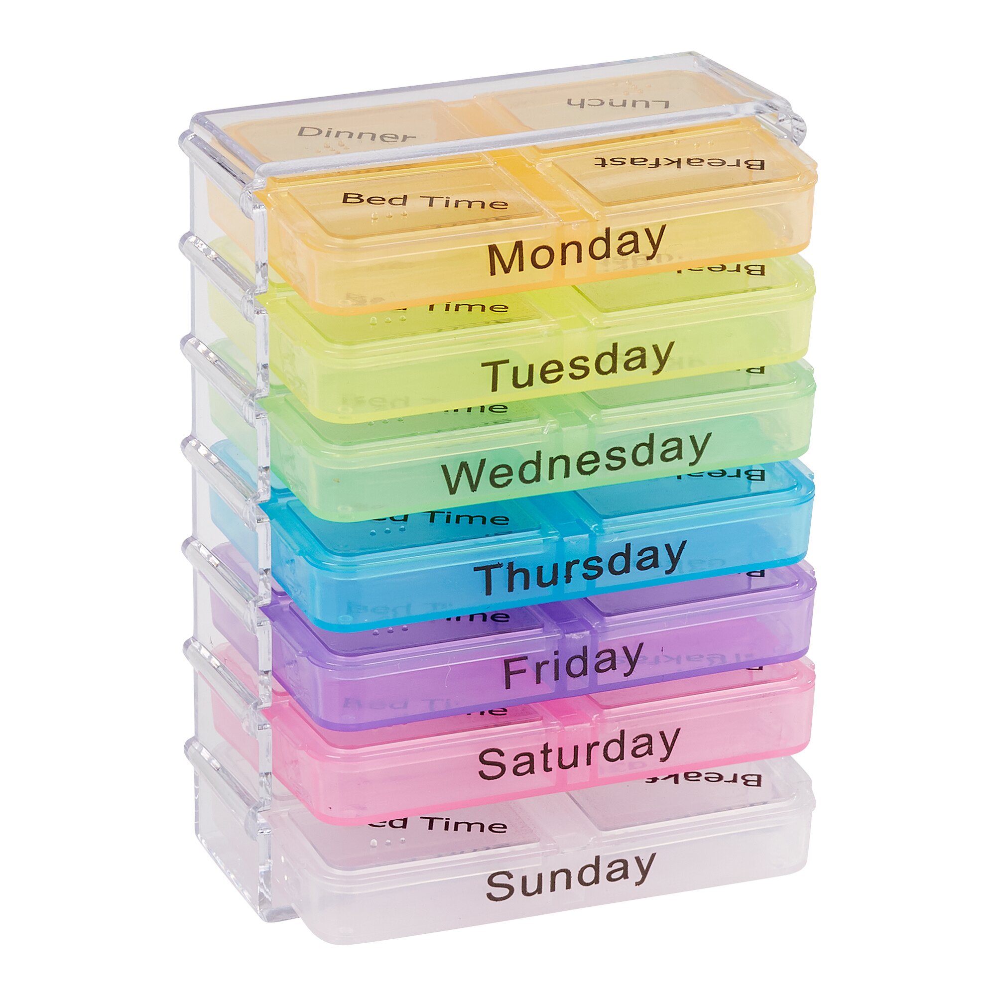 Tablettenbox Regenbogen von WUNDmed®