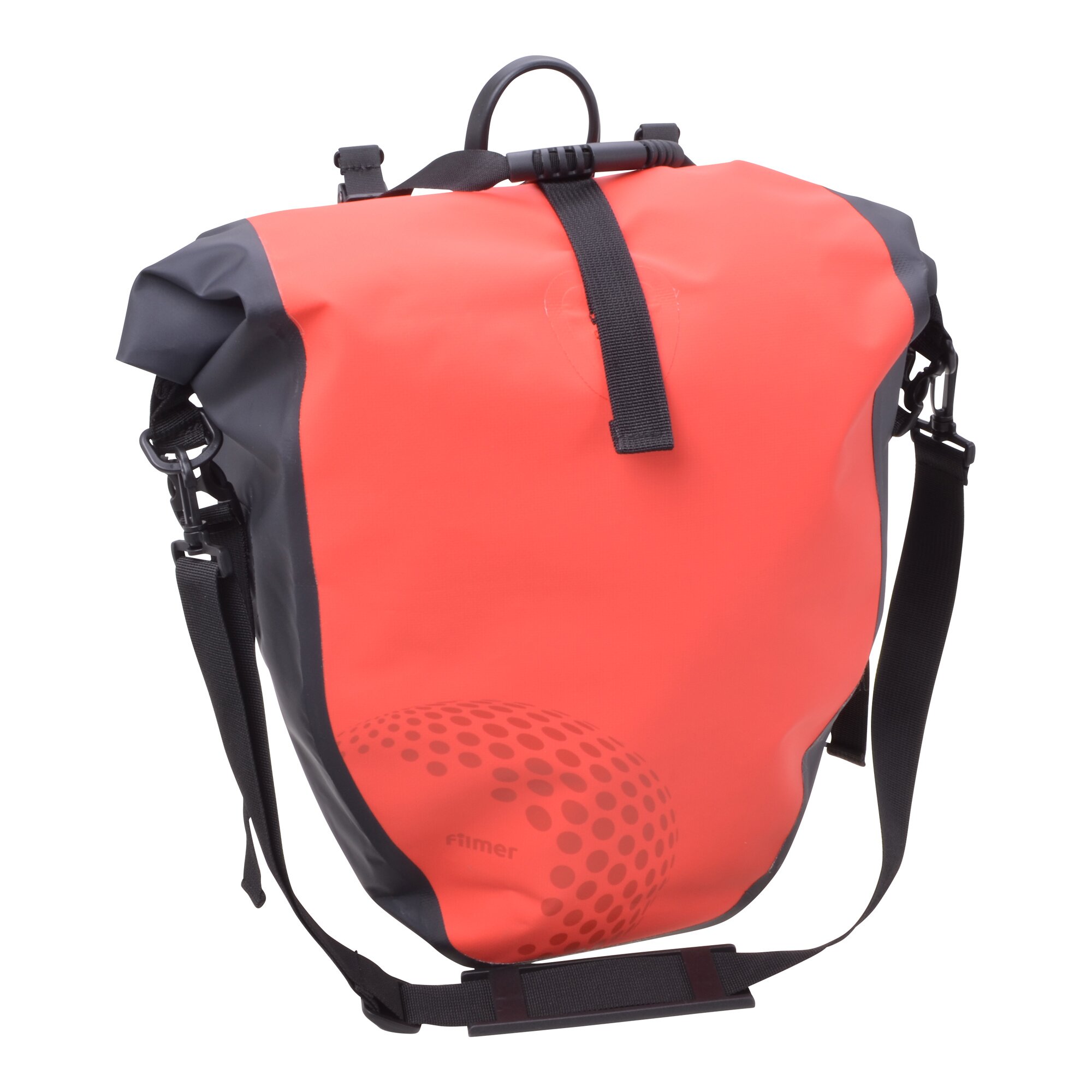 Fahrradtasche Trekking für Gepäckträger, rot