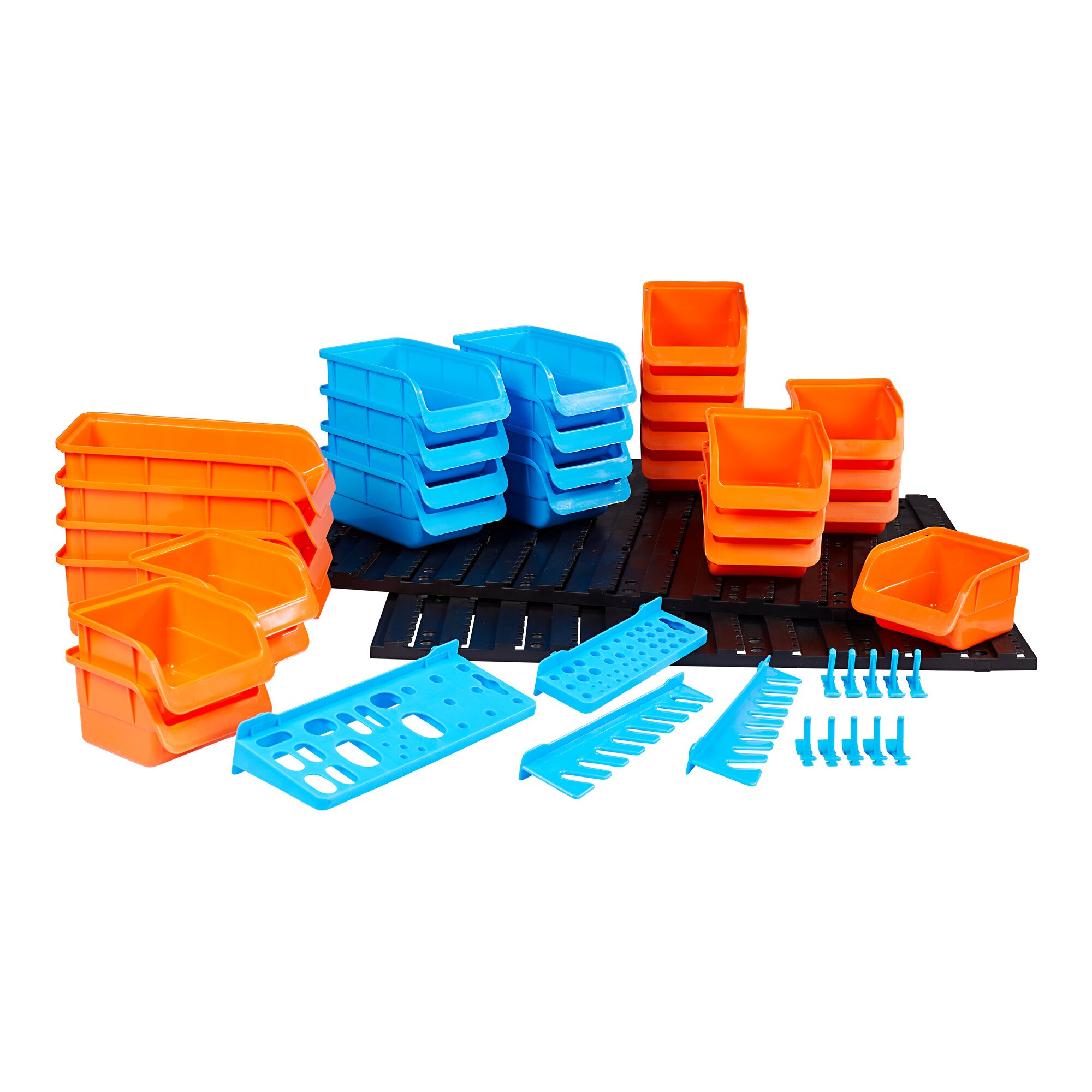 genialo® Werkzeug-Wandregal, 44 Teile