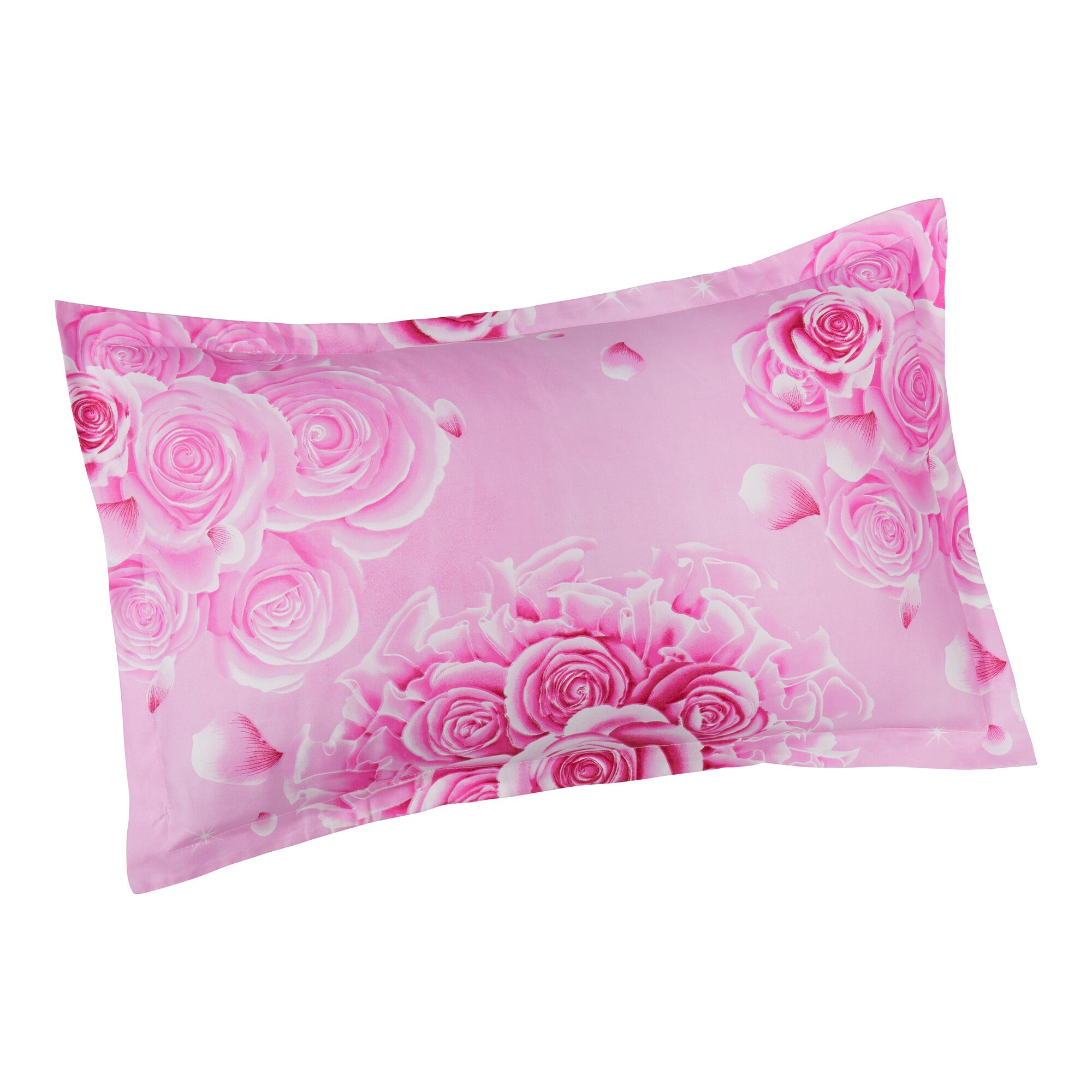 Housse d'oreiller « Rêve de roses »