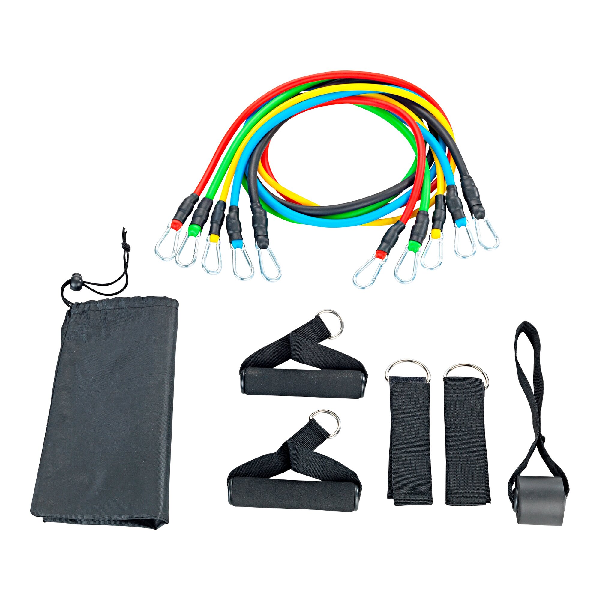 Fitness-Bänder-Set, 11 Teile