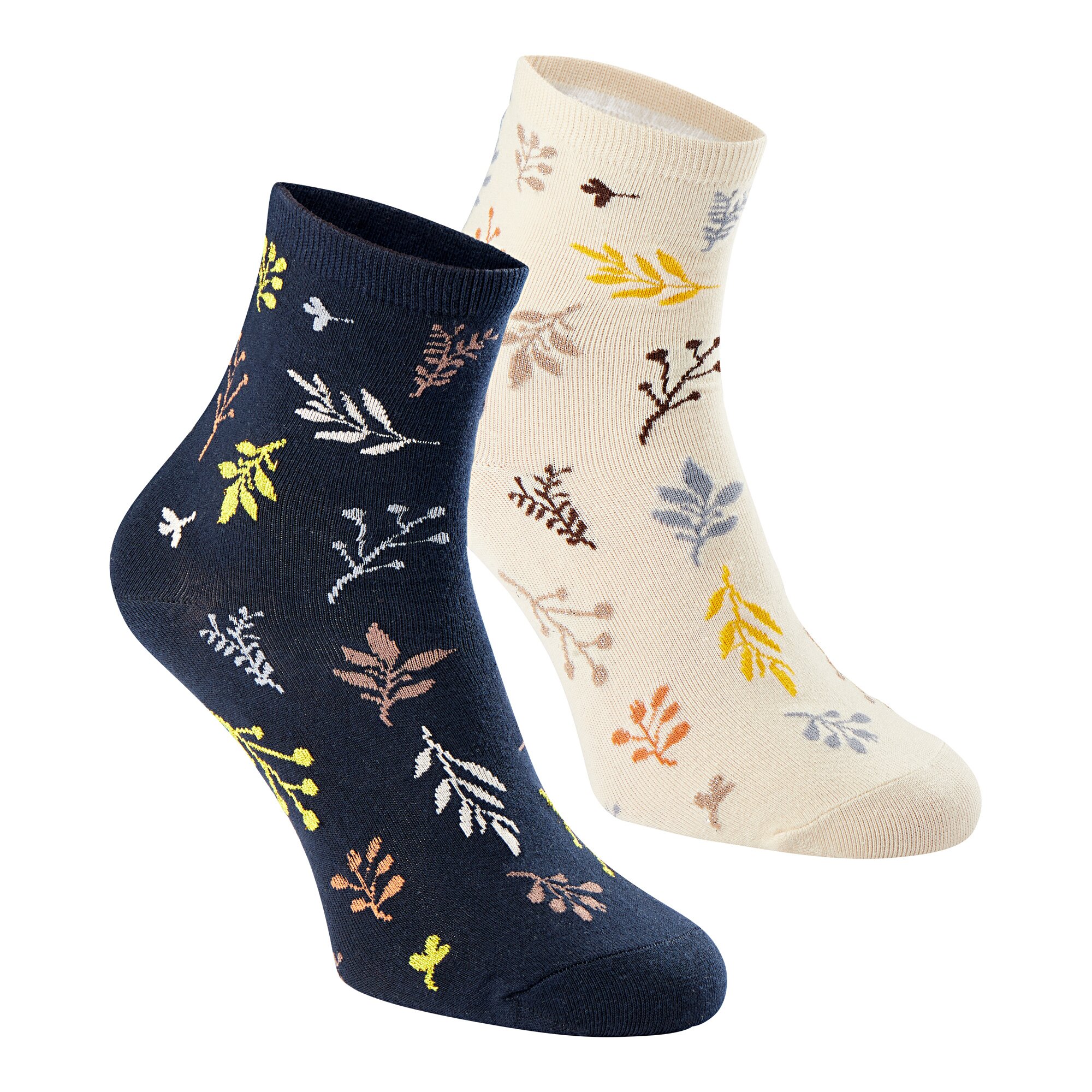 wonderWALK Socken-Set Blumen, 2 Paar