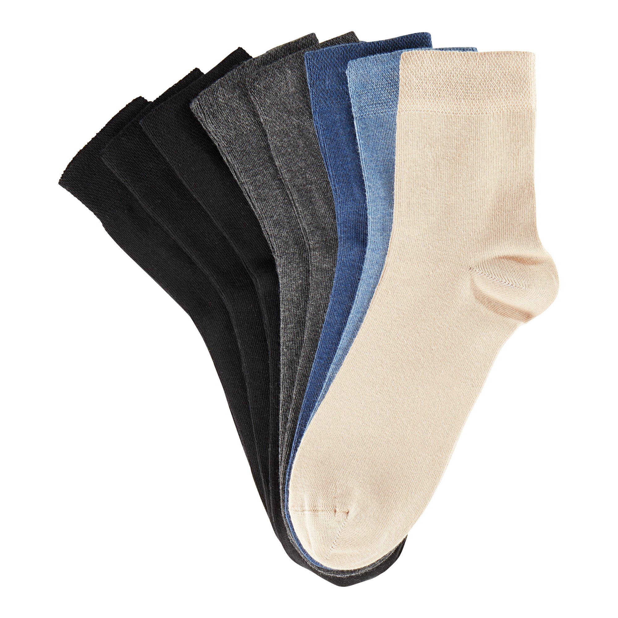 Chaussettes à tige courte, 8 paires