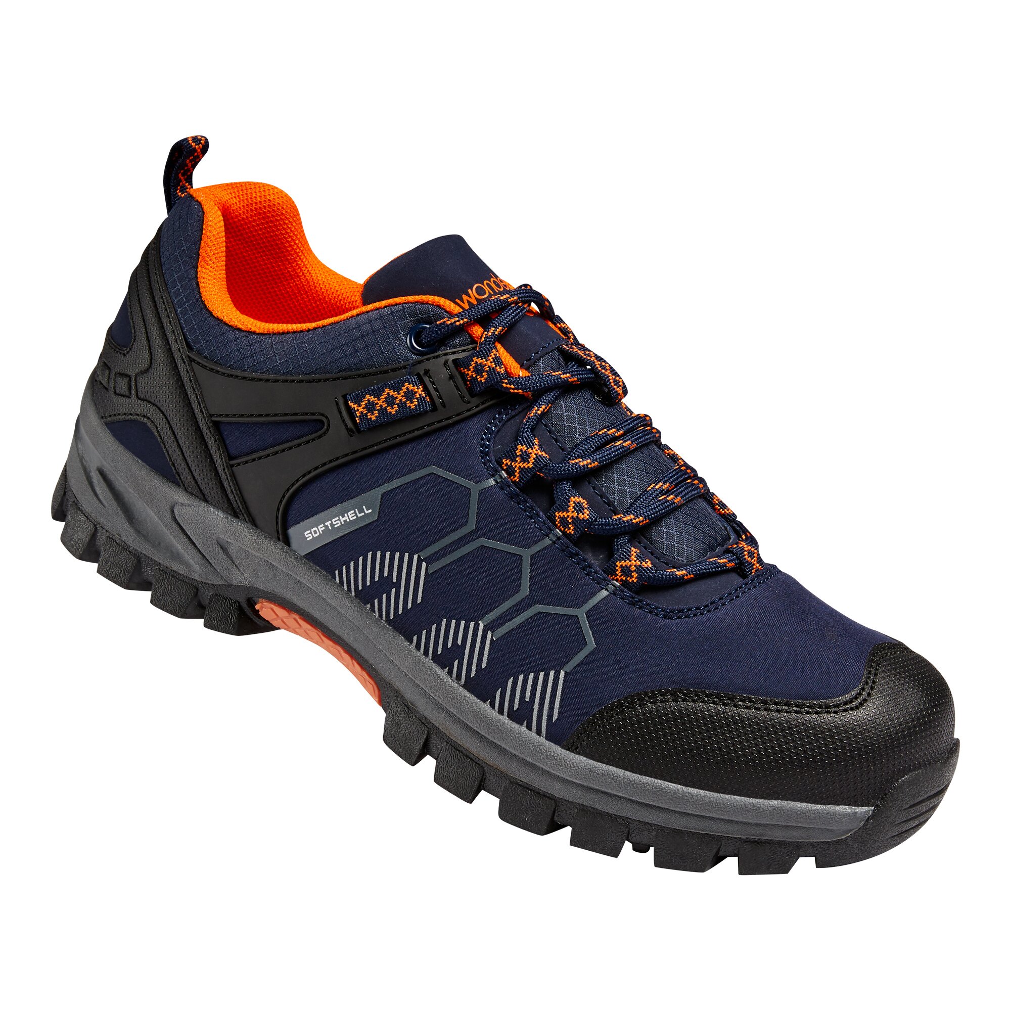 wonderWALK Softshell-Trekkingschuh unisex, Größe: 38, orange