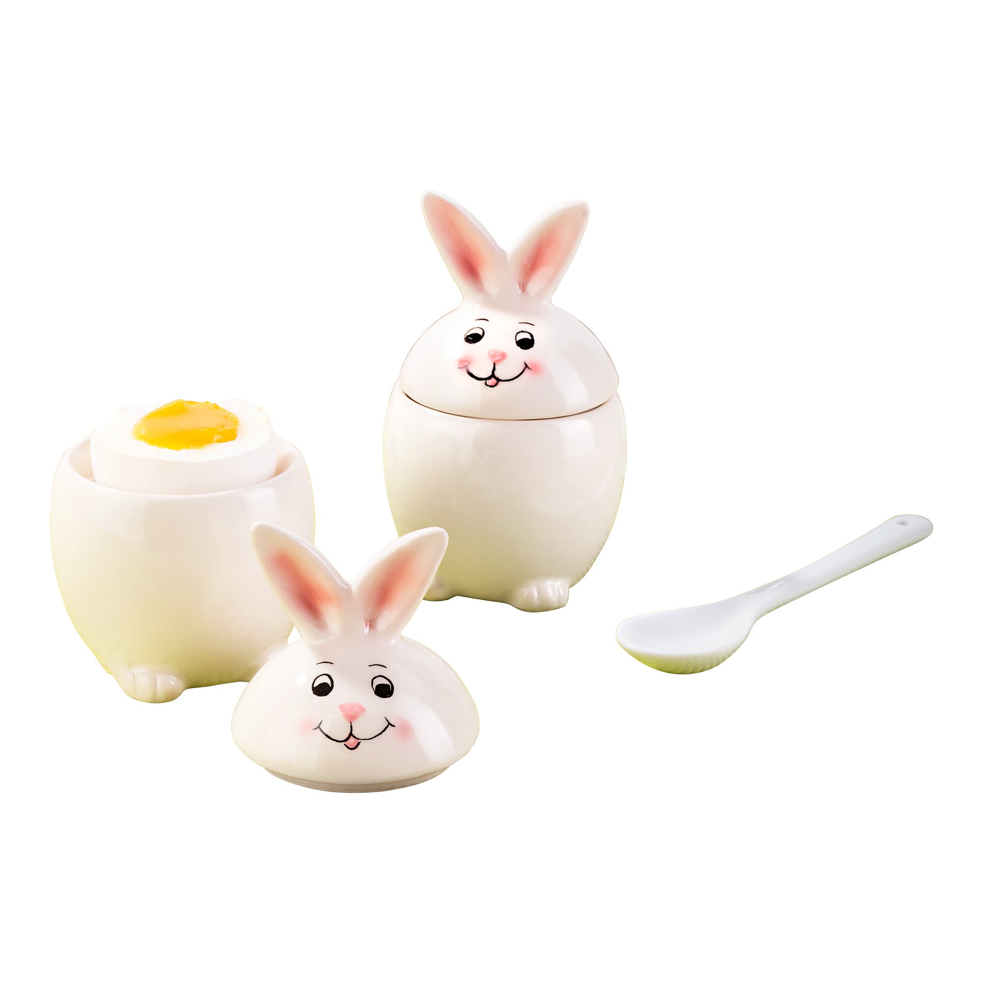 Eier-Hasen, 2 Stück