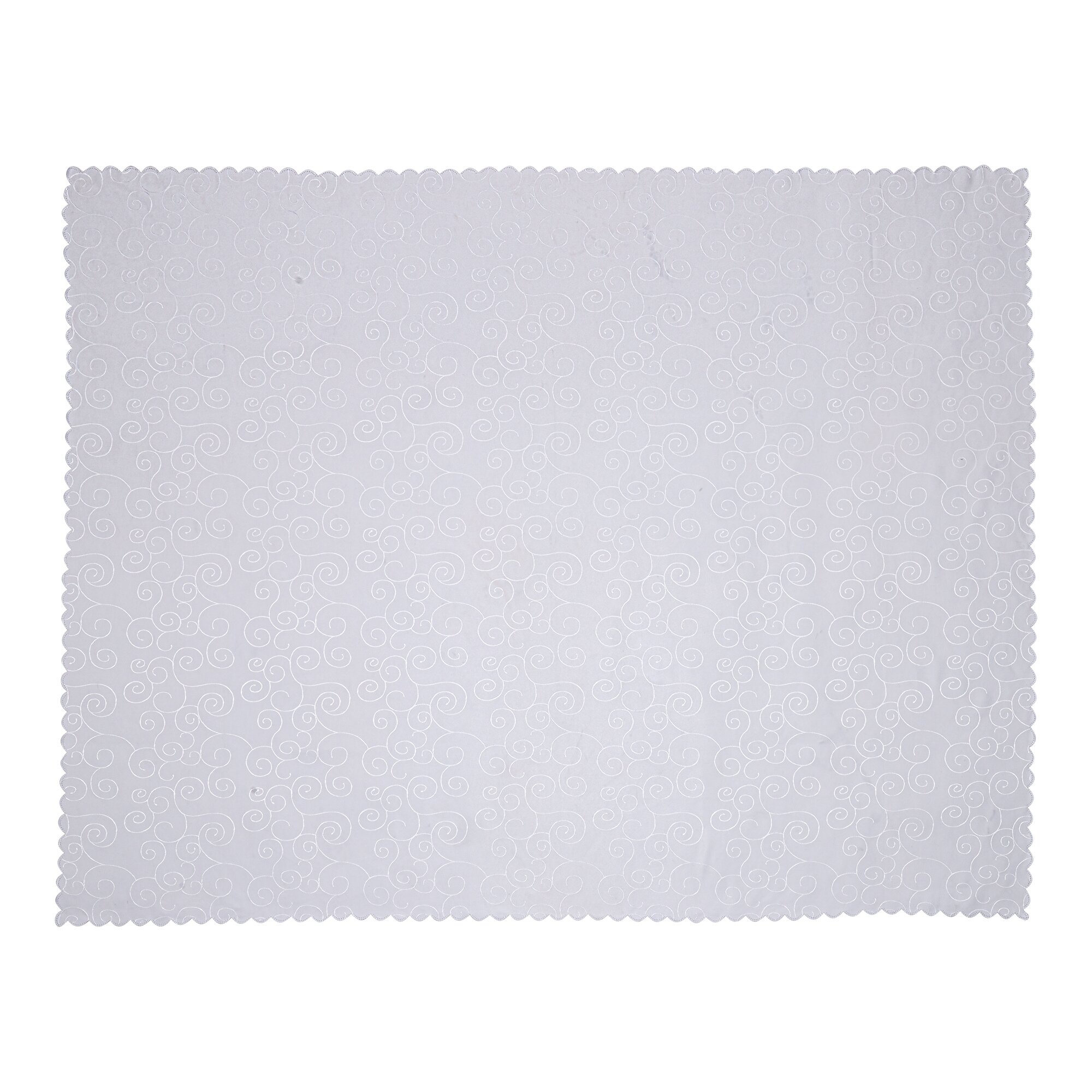 Nappe jacquard, blanc