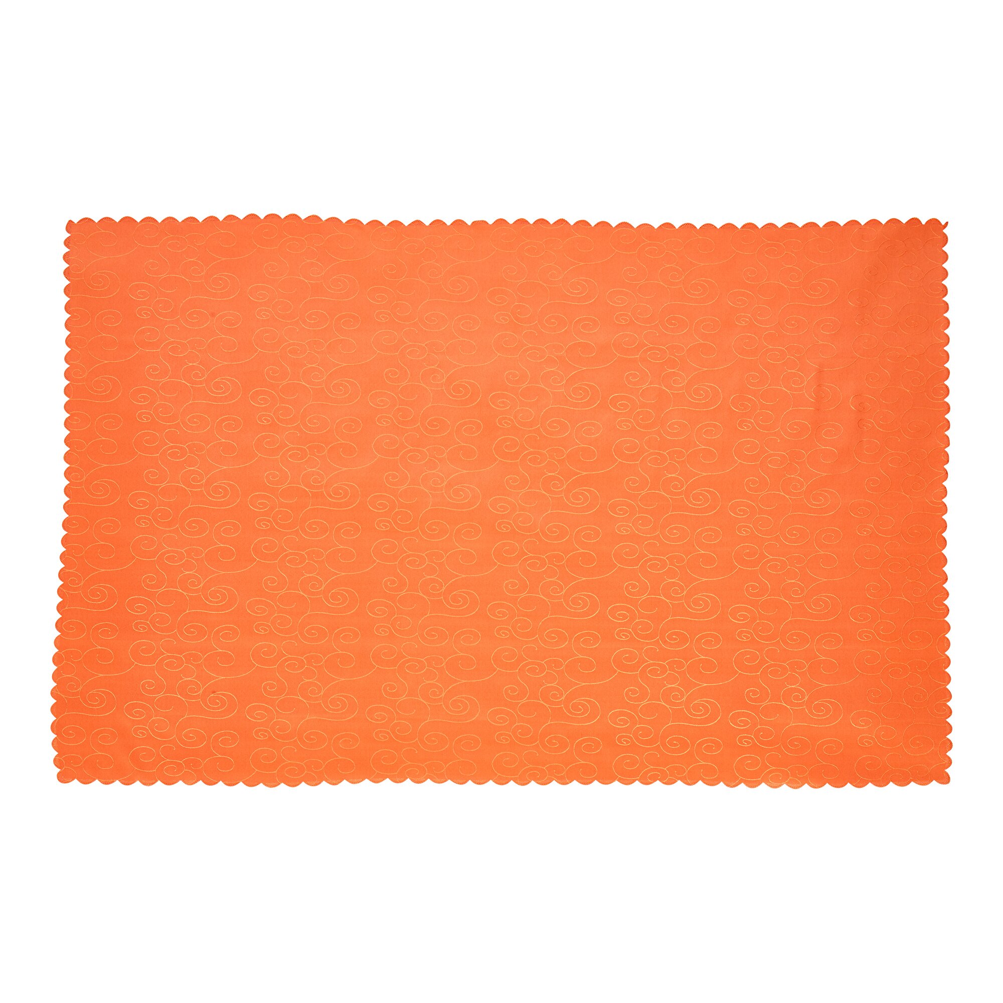 Nappe jacquard, orange