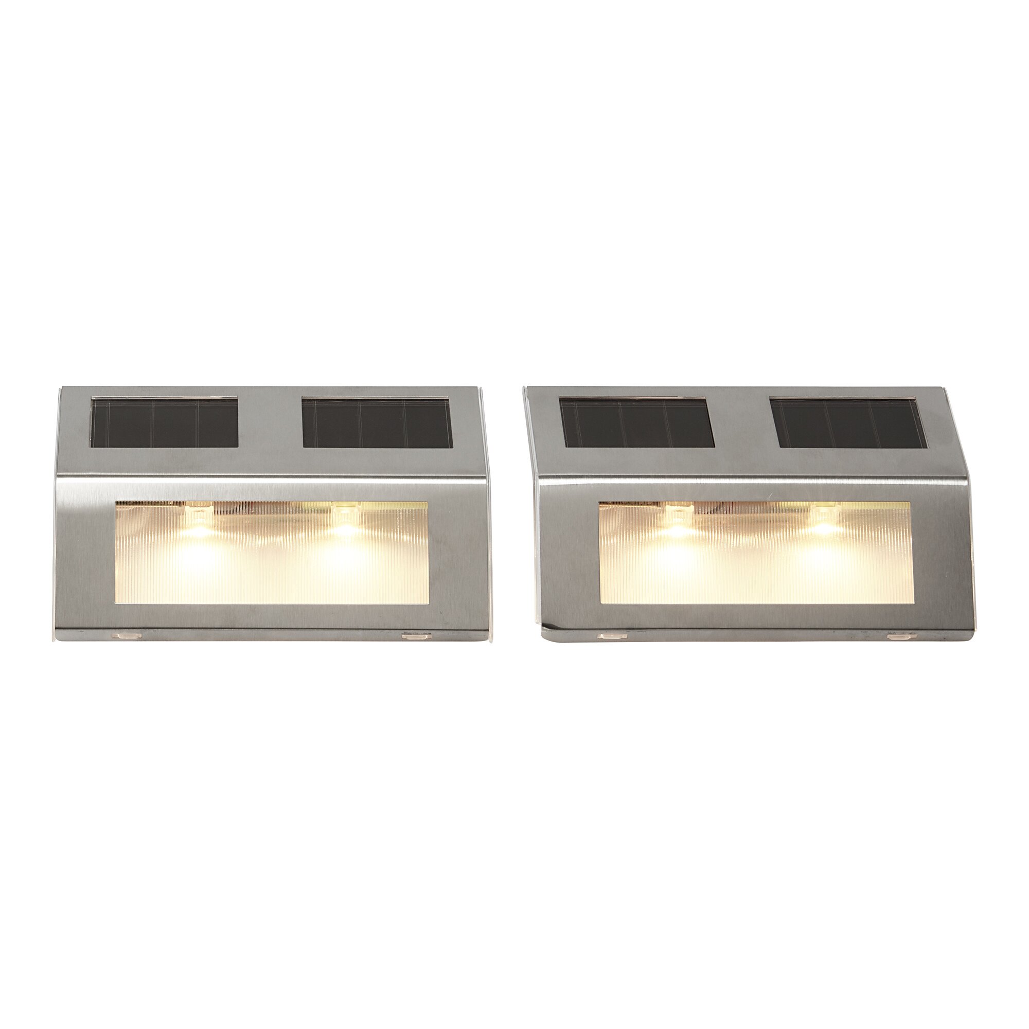 genialo® Solar-Wandstrahler, 2 Stück