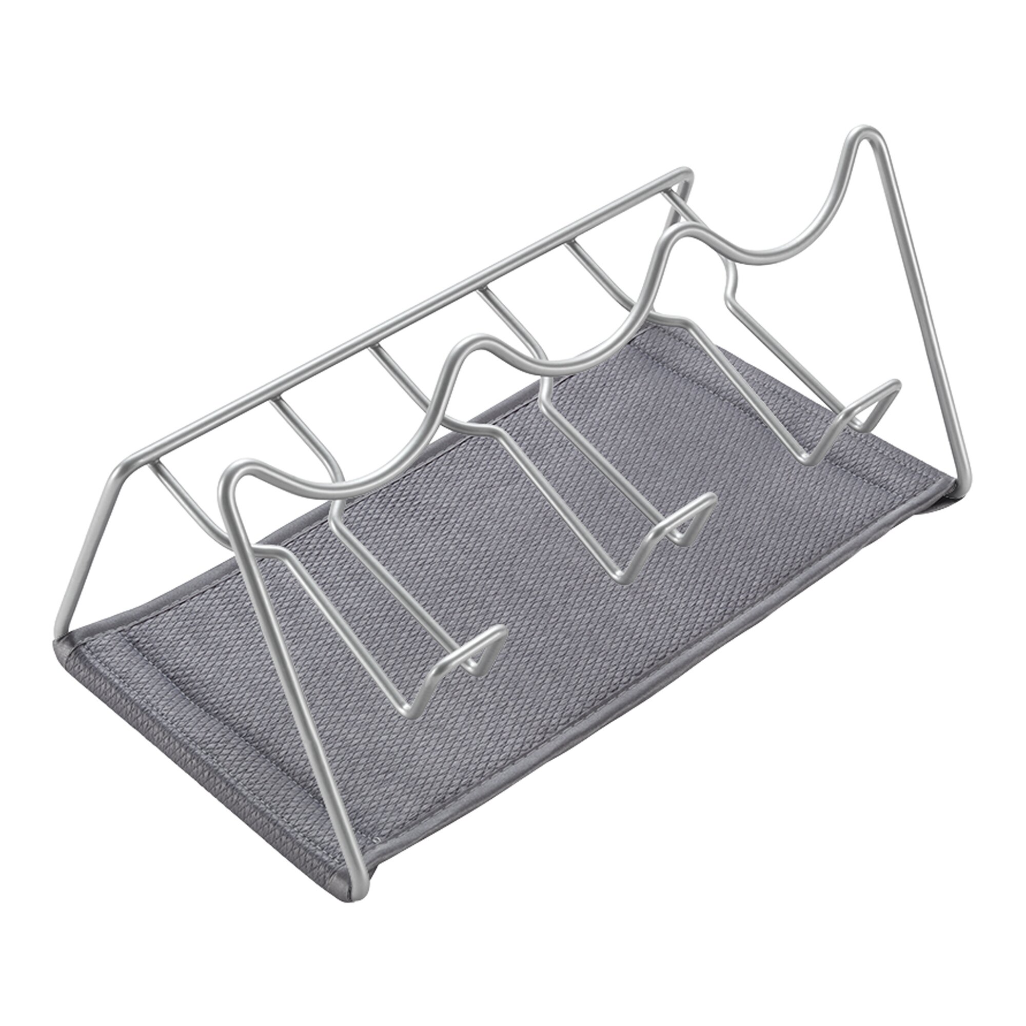 Abtropfgestell Sodatex, silber