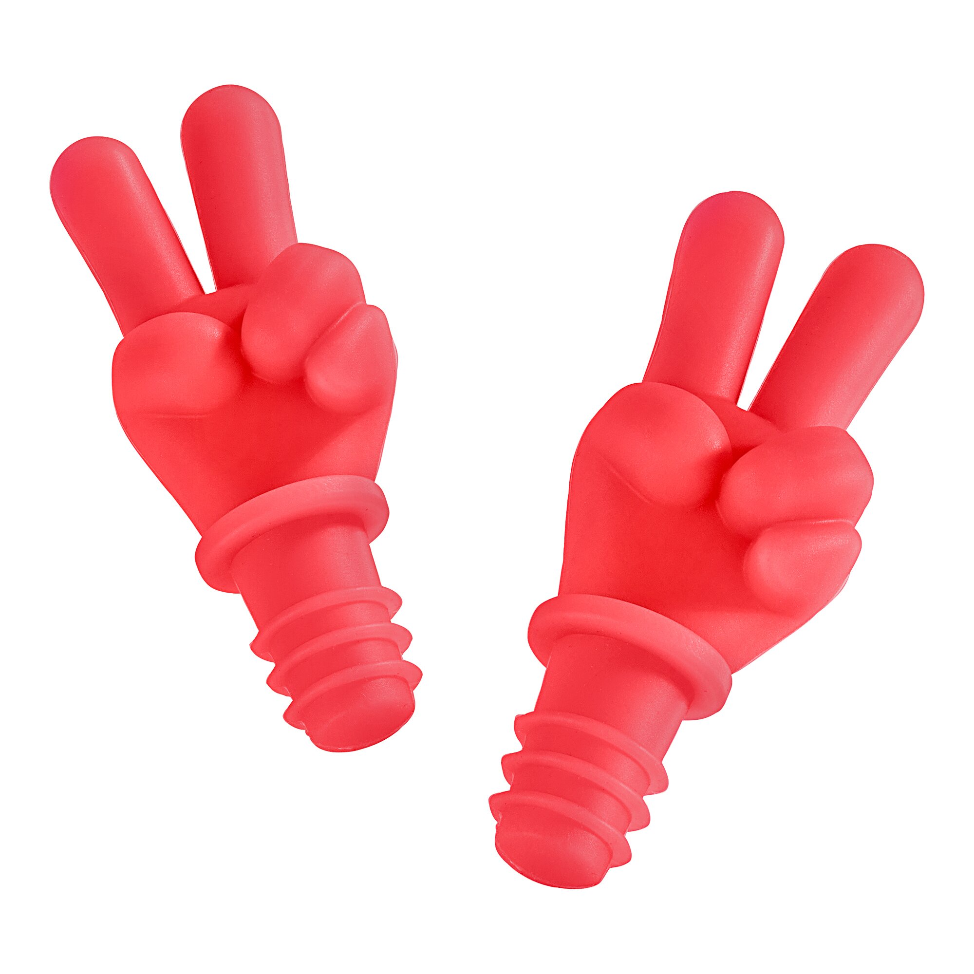 Bouchons de bouteille « Peace », 2 pièces