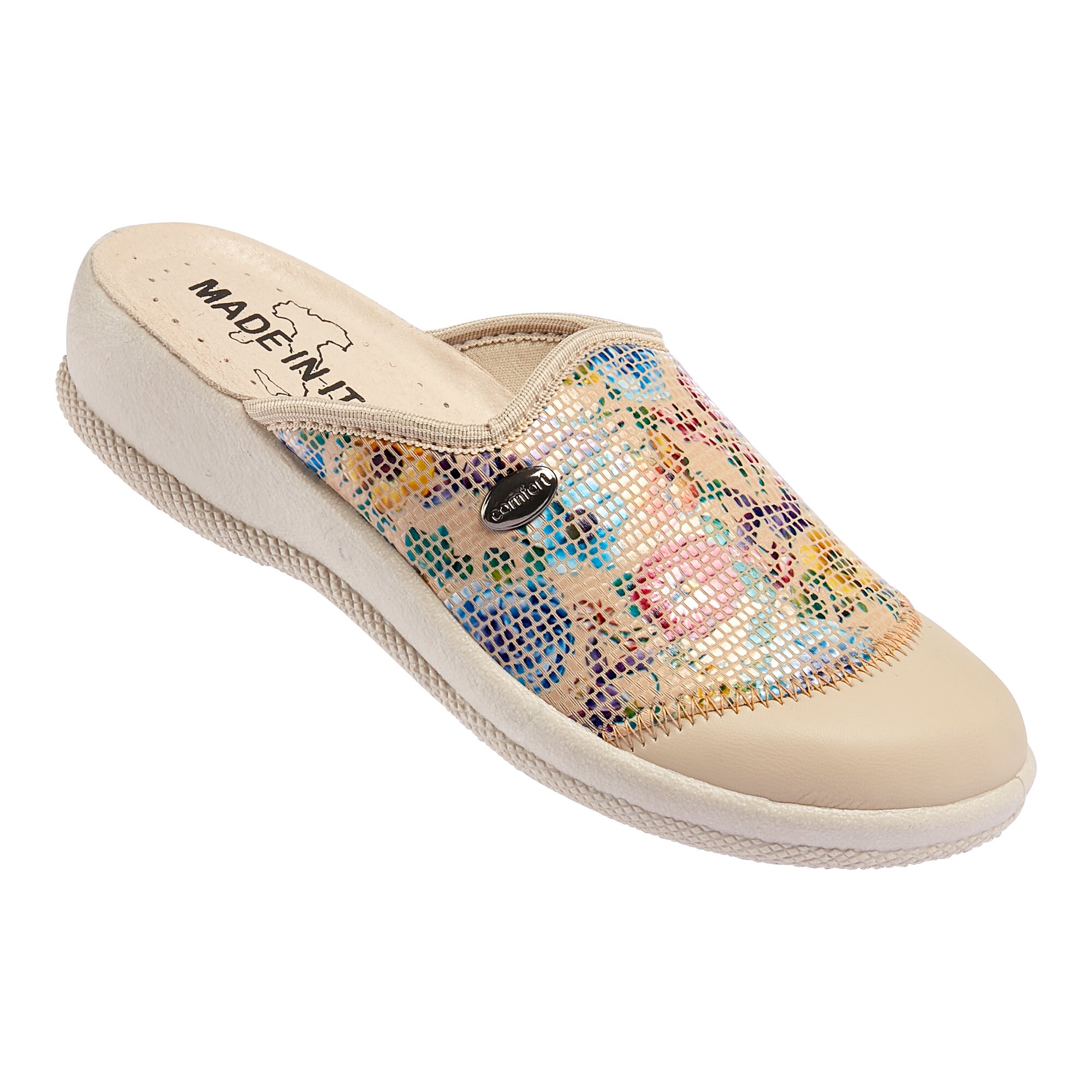 Damen-Clog Blumen, Größe: 39
