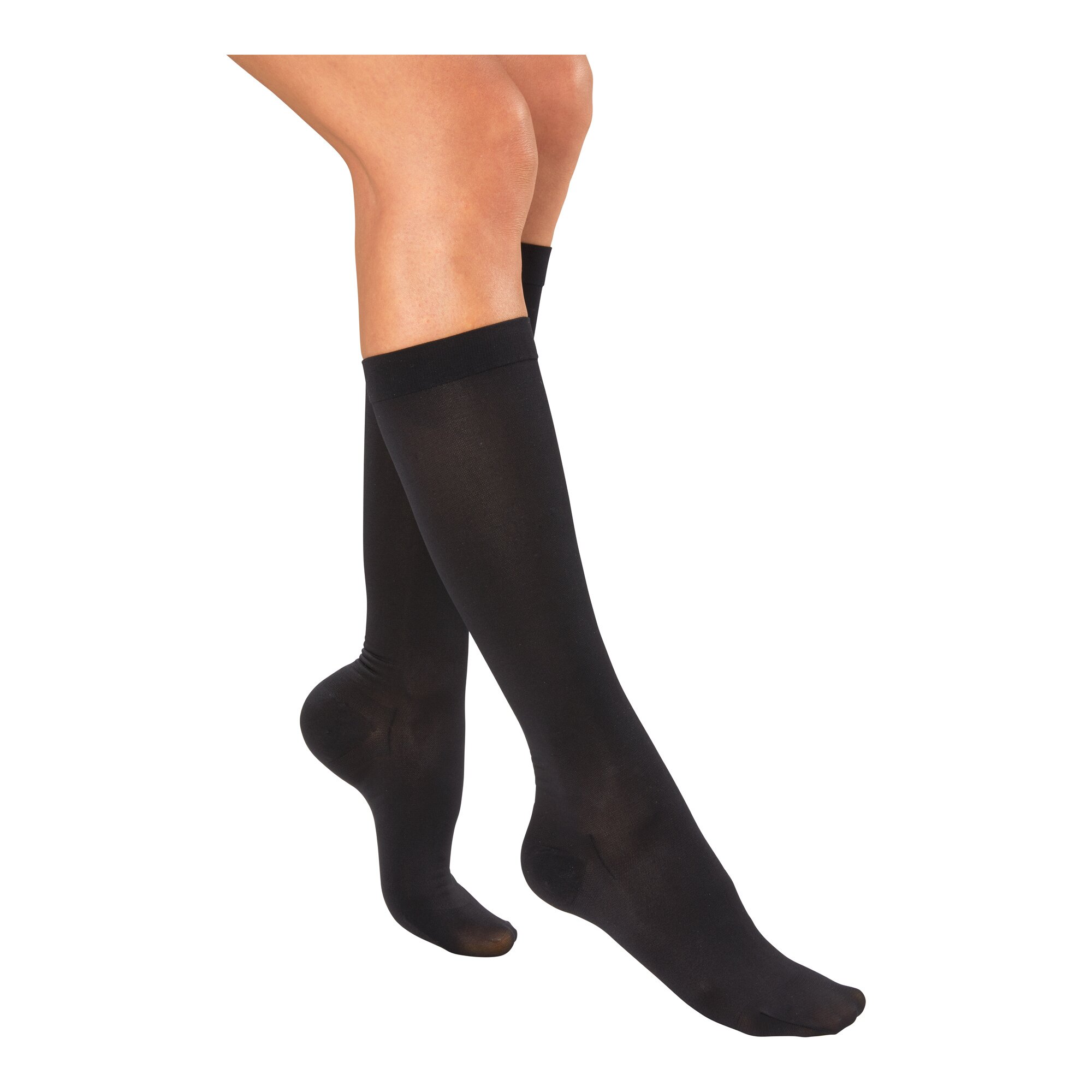 Kompressionsstrumpf unisex, 1 Paar, Größe: M, schwarz