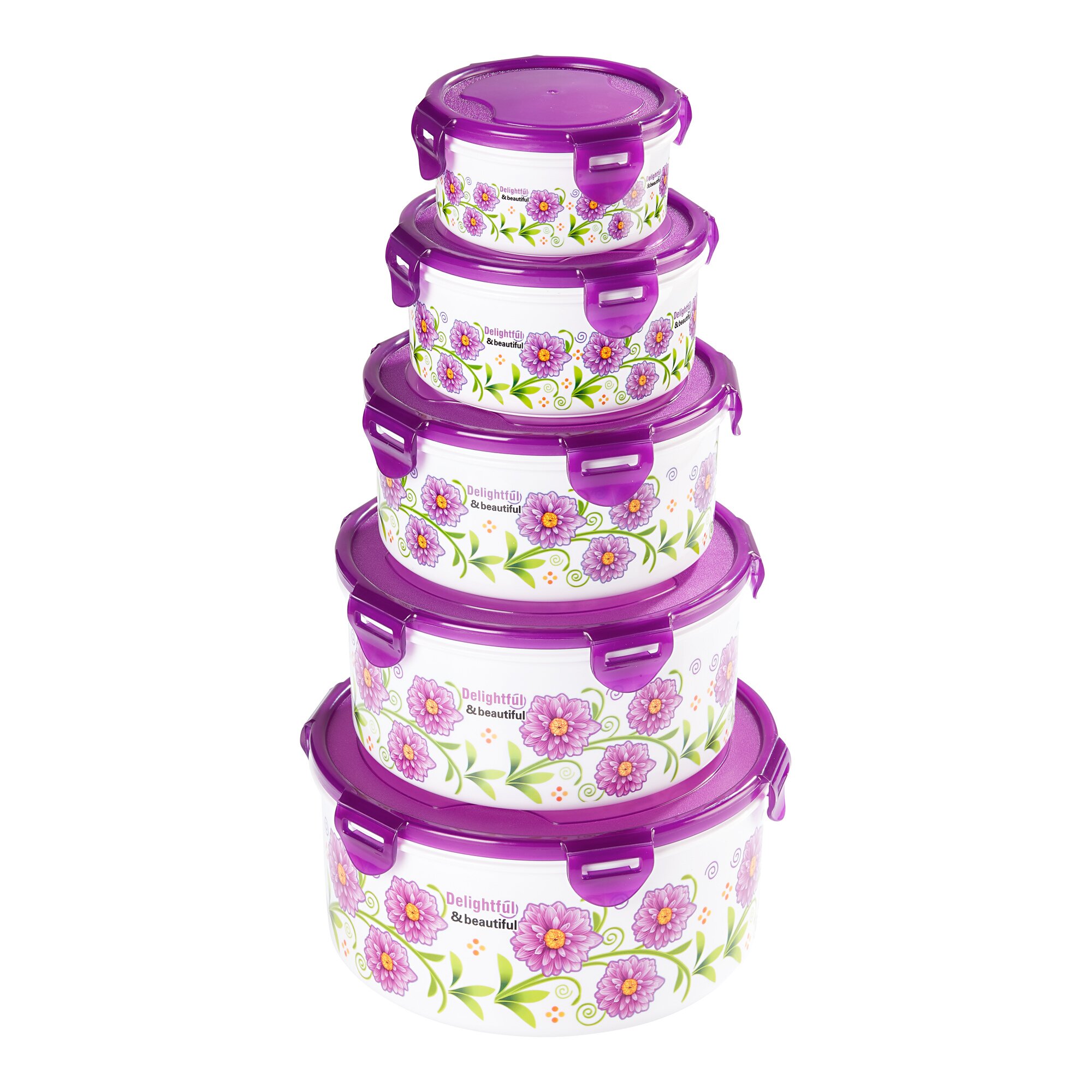 genialo® Klickdosen-Set Sommerblume