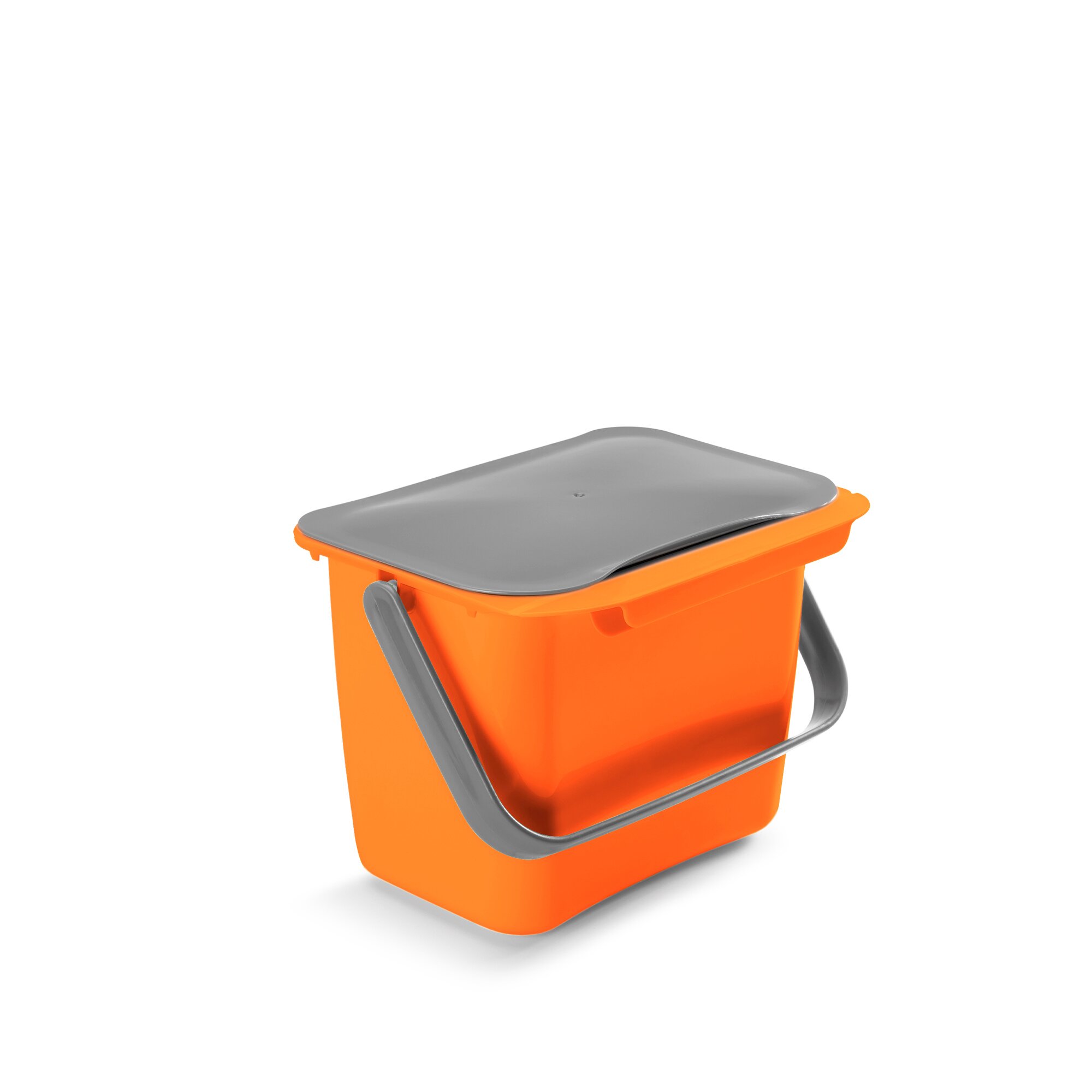 Abfallsammler mit Deckel Bin Tex, orange
