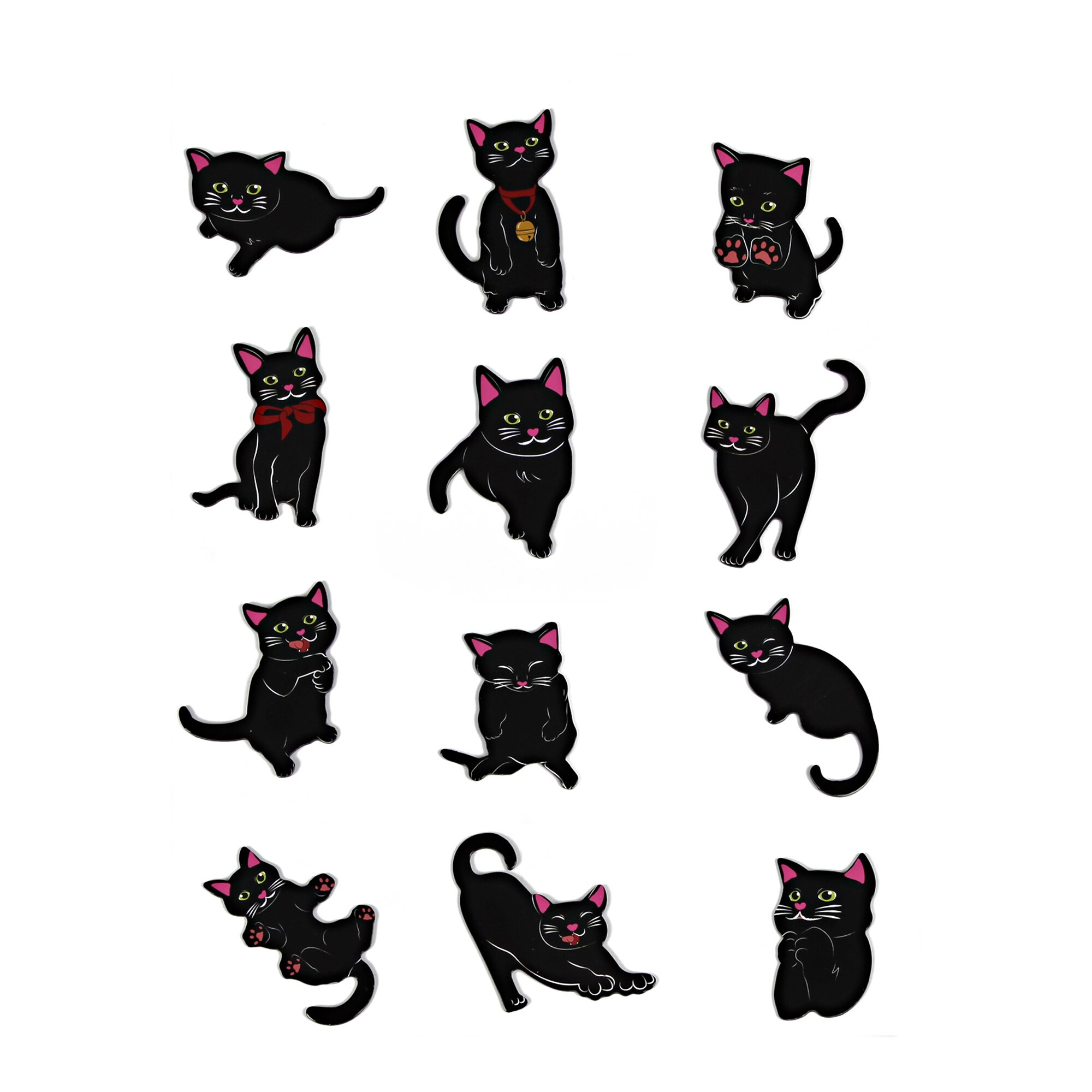 Aimants « Chaton », 12 pièces