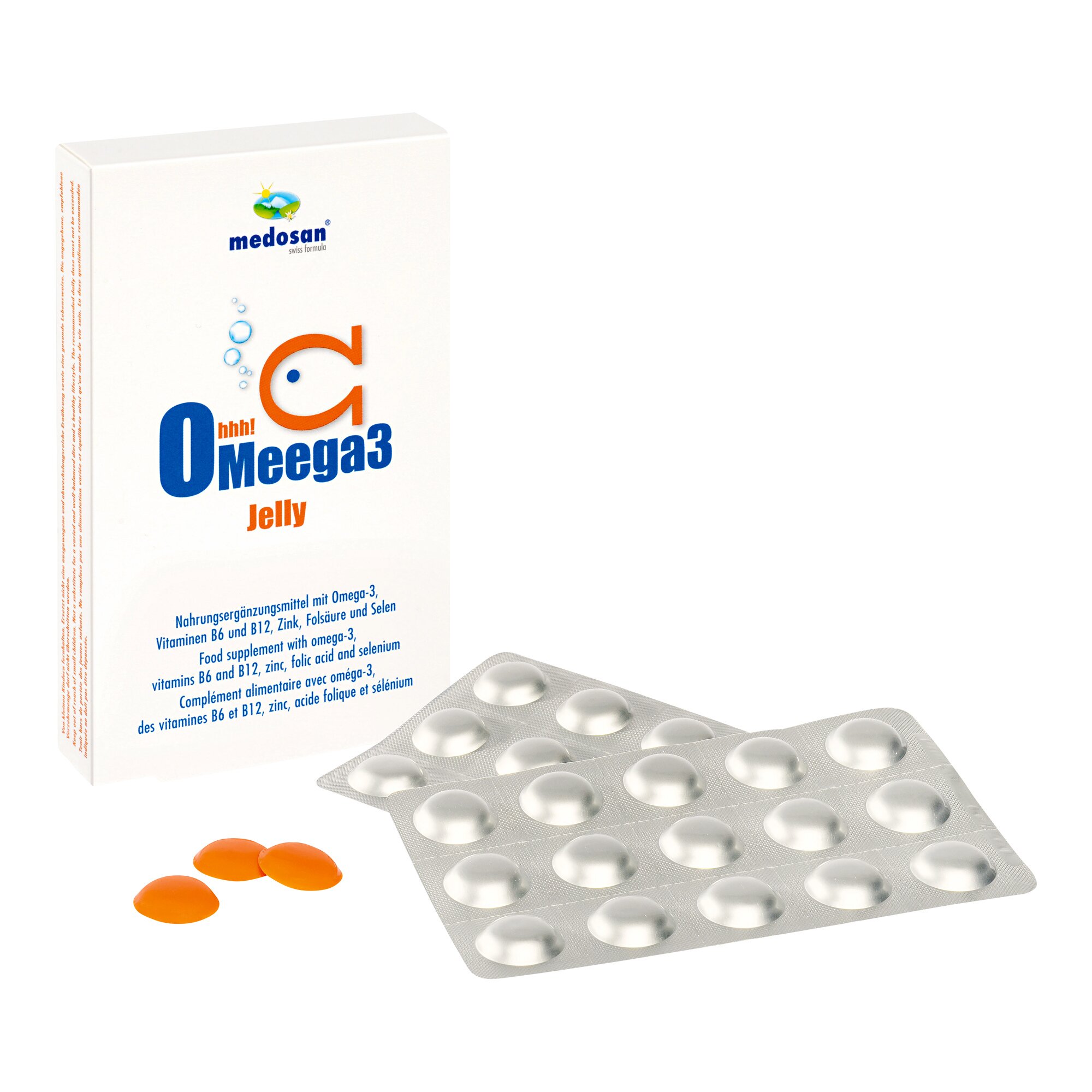 MEDOSAN Omega 3 „Jellies“, 30 Stück