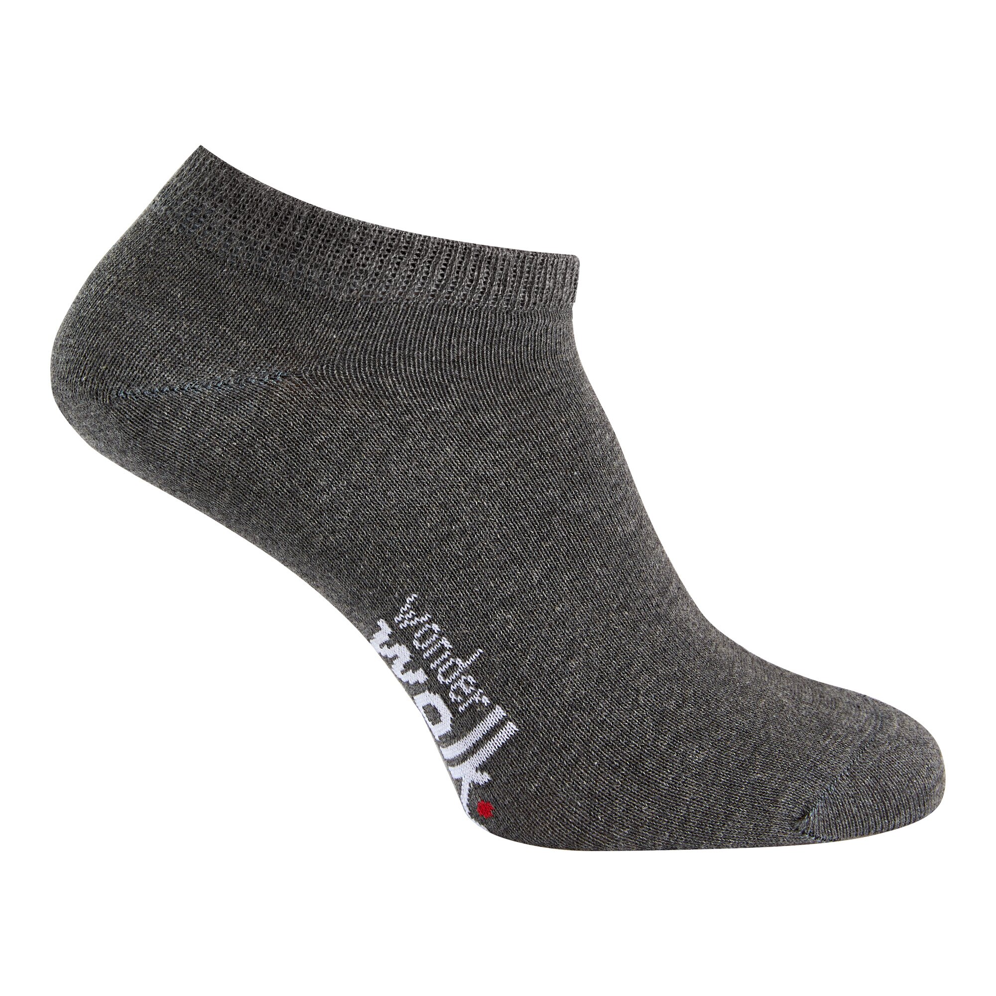 wonderWALK Sneaker-Socken Antigeruch, 2 Paar, Größe: 43, grau