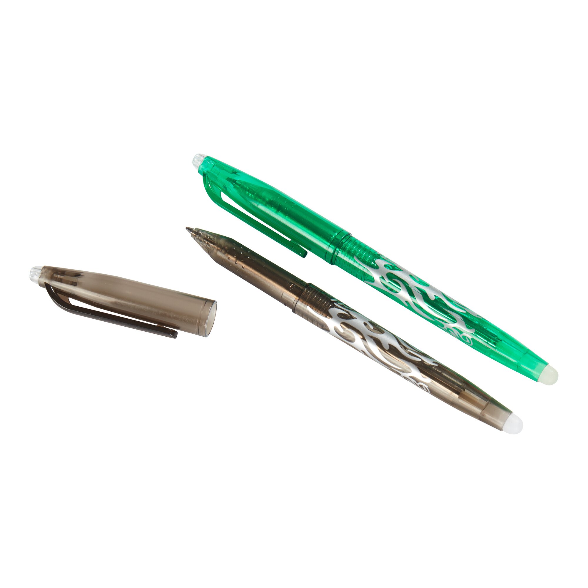 Lot de stylos à bille avec gomme