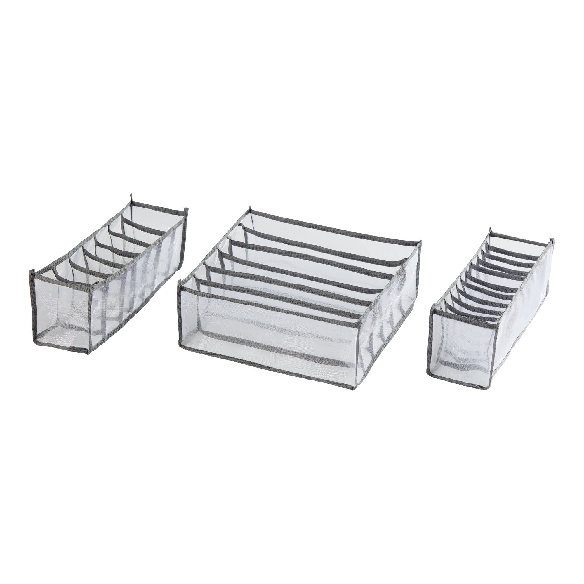 Rangement à linge pliable, 3 pièces