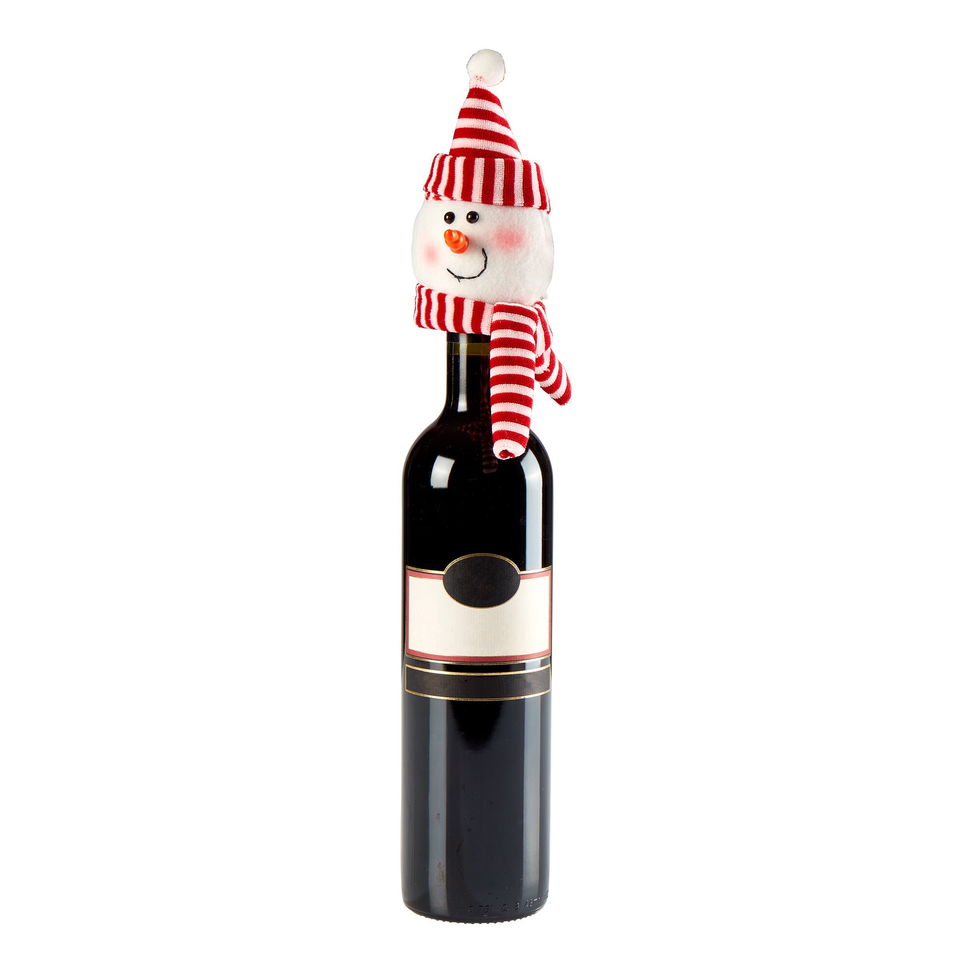 Accessoire de bouteille « Bonhomme de neige »