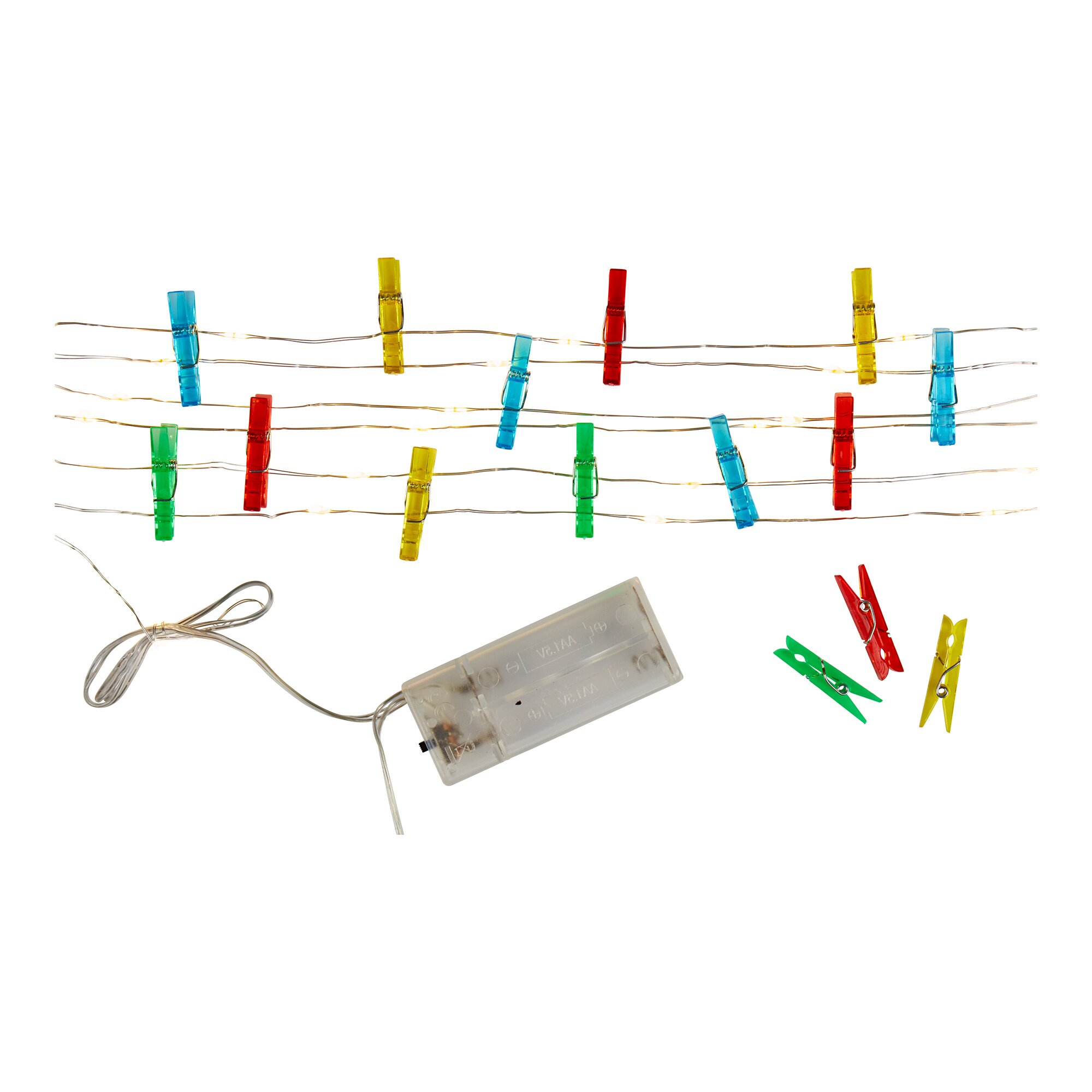 Fotolichterkette Kunterbunt