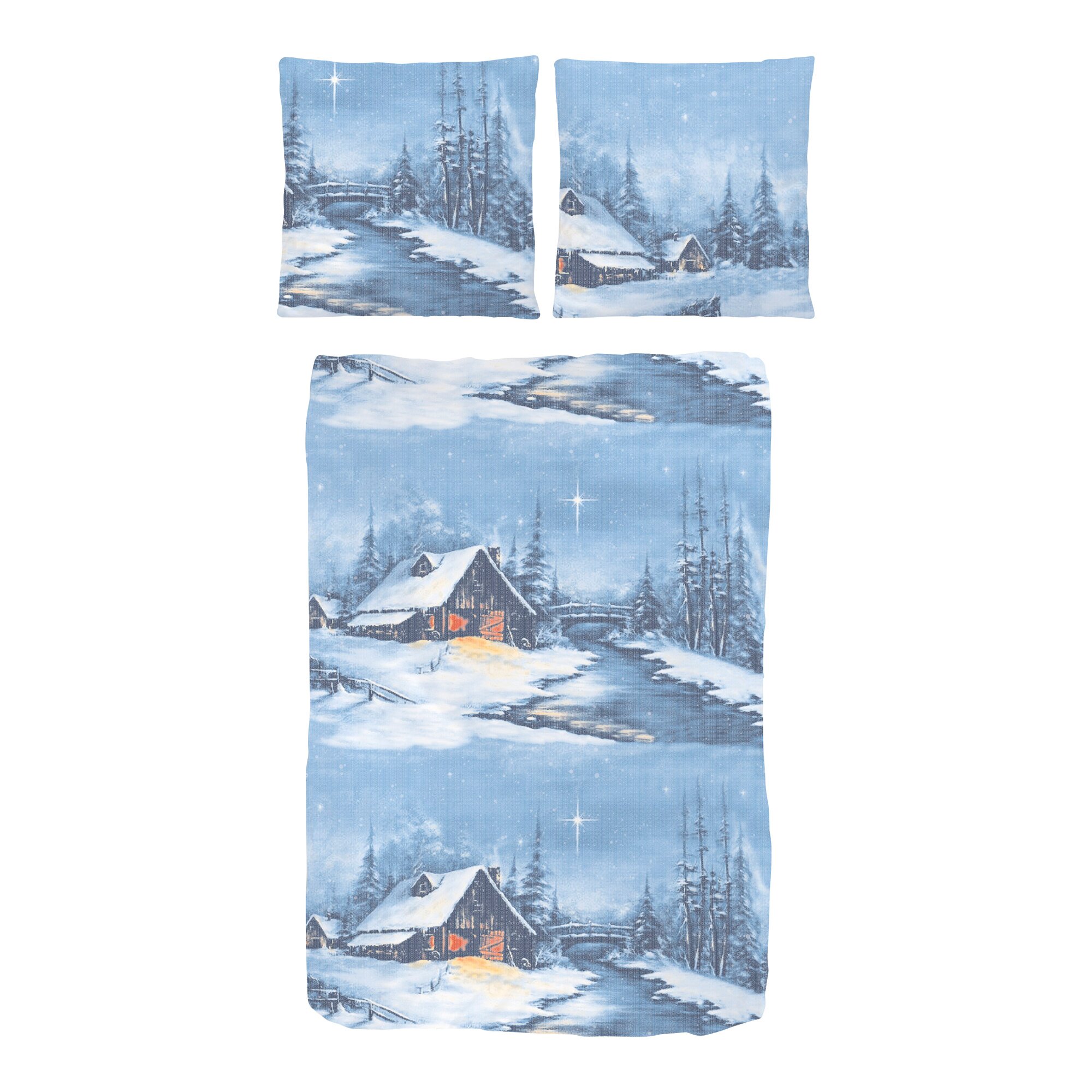 Parure de lit « Chalet », 2 pièces