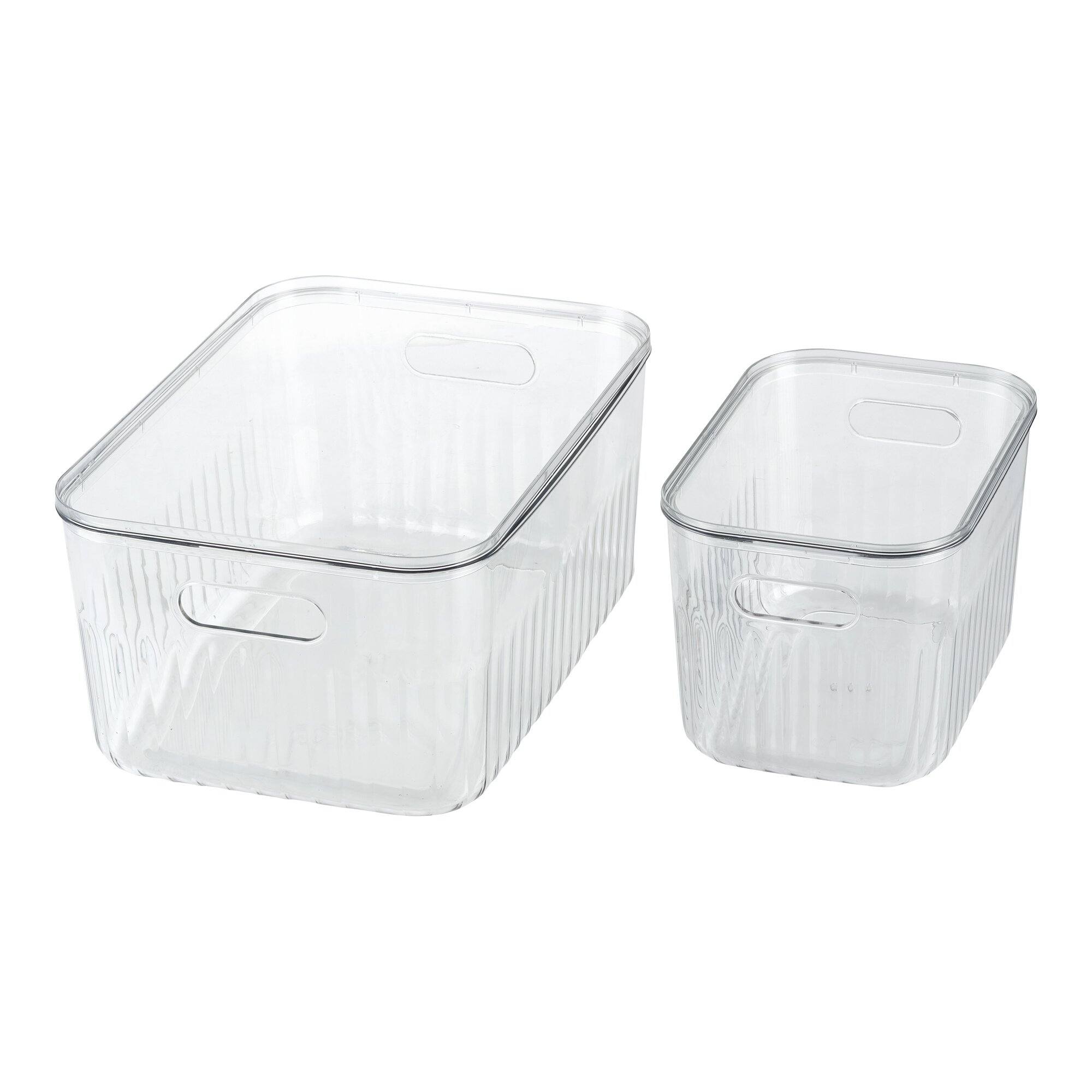 Lot de boîtes transparentes, 4 pièces