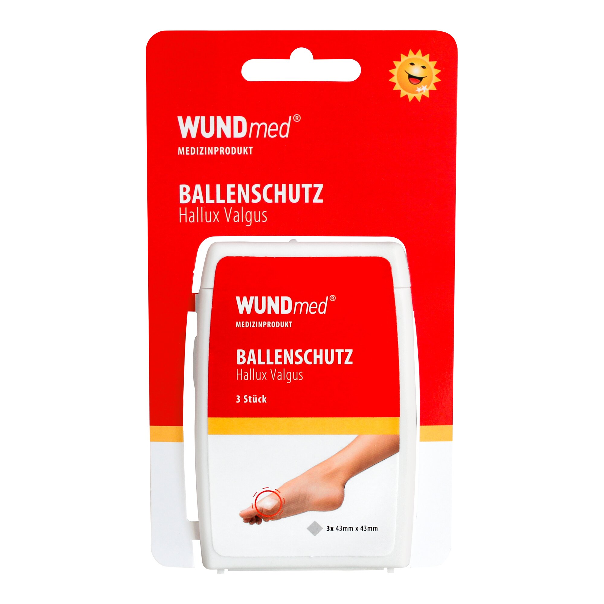 ﻿Protection Hallux valgus, 3 pièces