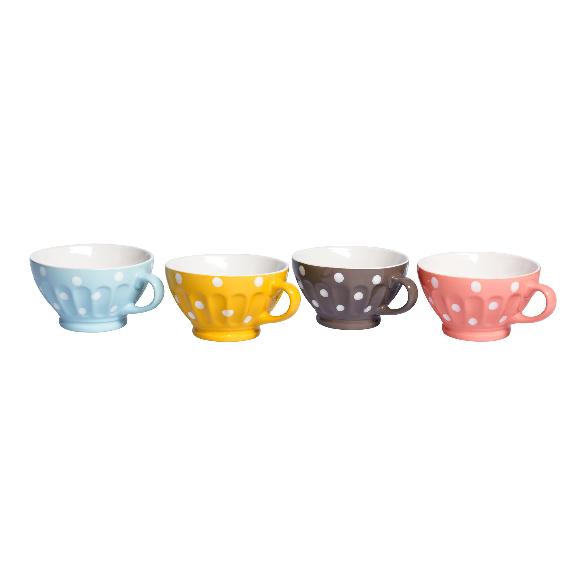 Tasses gourmet « Pastel », 4 pièces