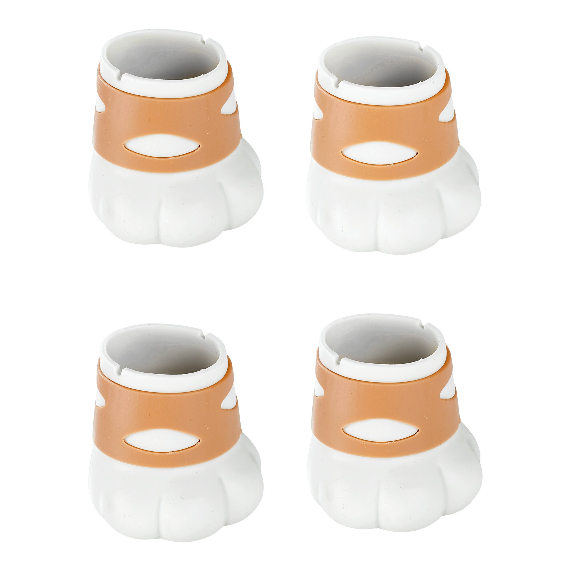 Patins pour chaise en silicone « Pattes de chat » , 4 pièces