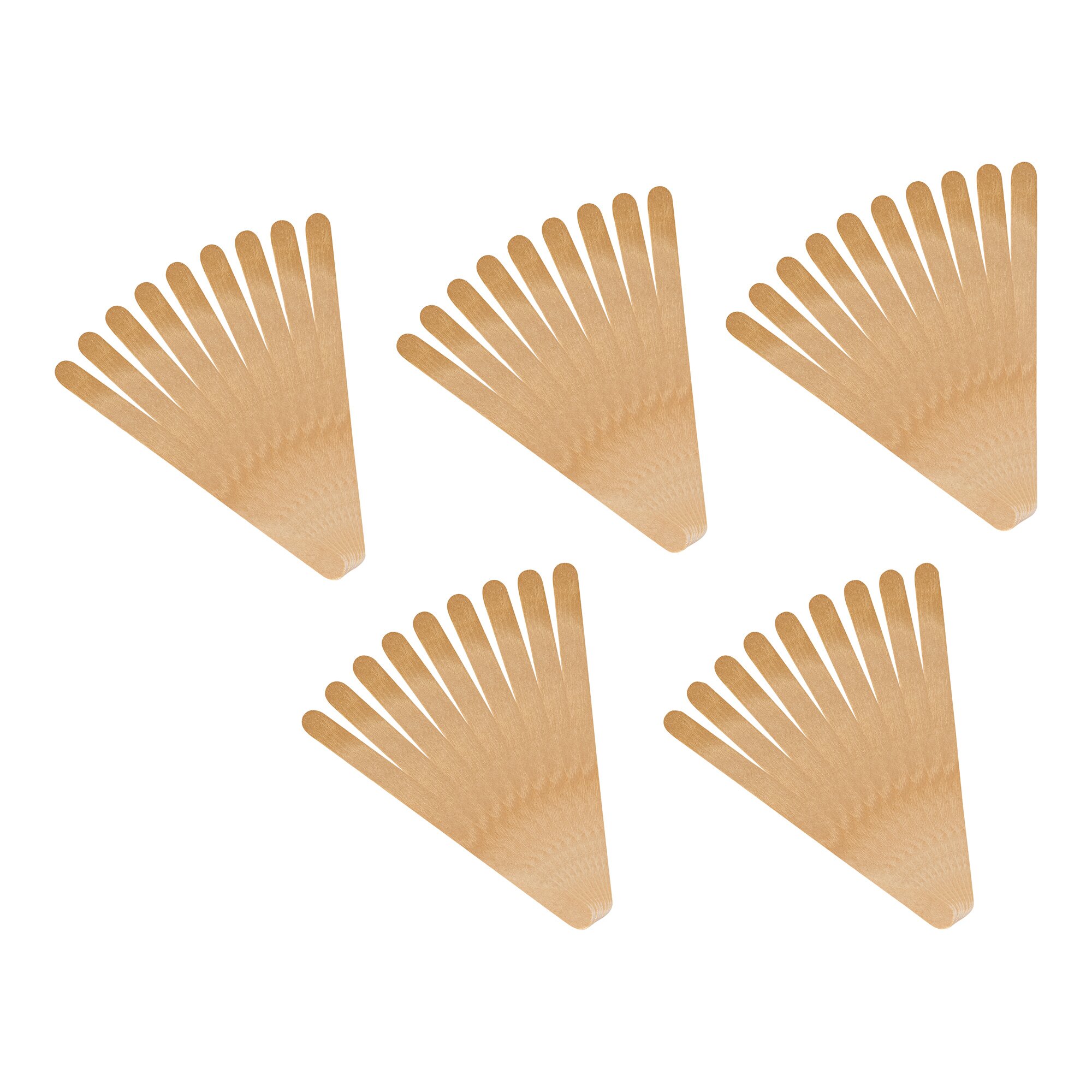 Bâtonnets en bois, 50 pièces