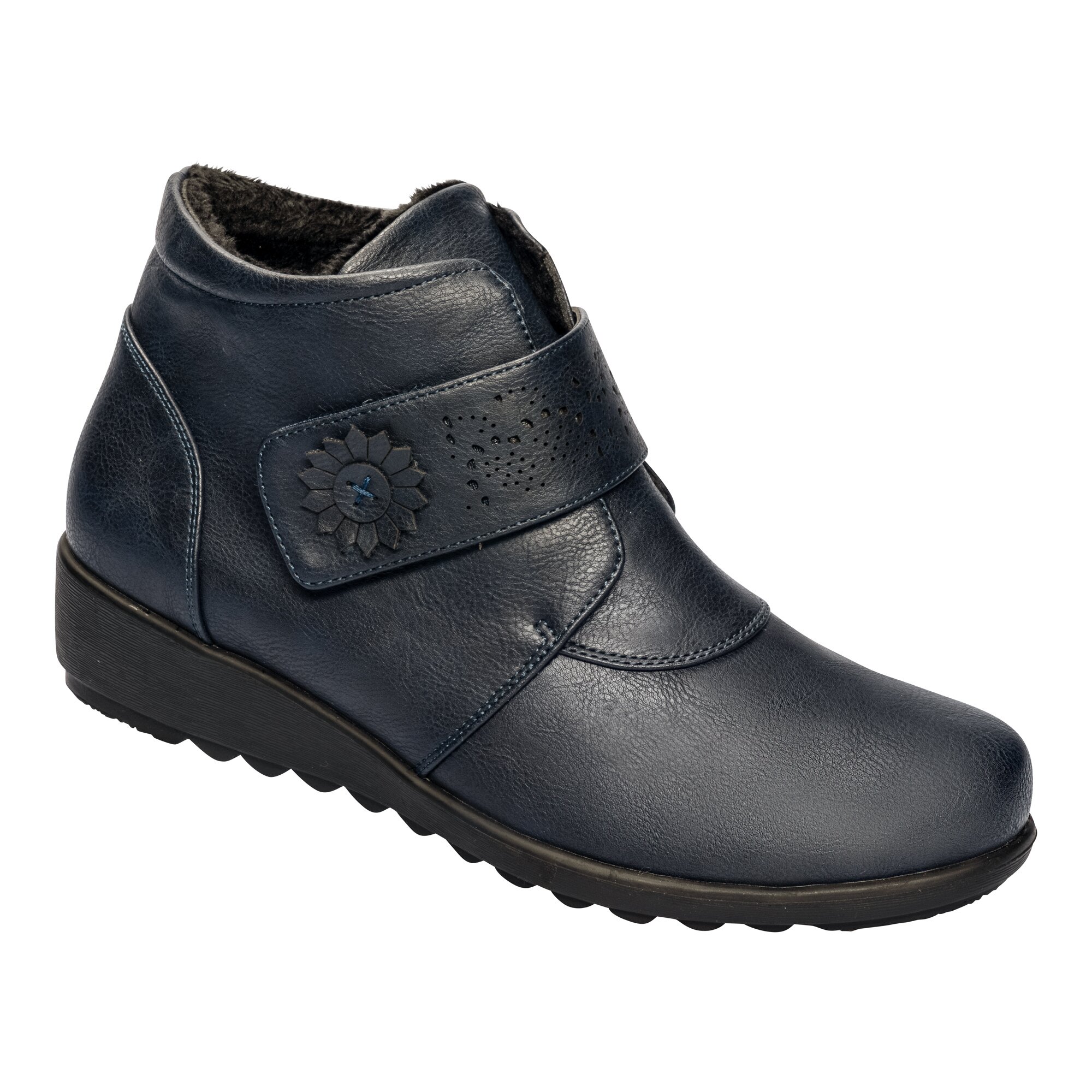 ﻿Bottines chaudes à scratch «Béatrice»